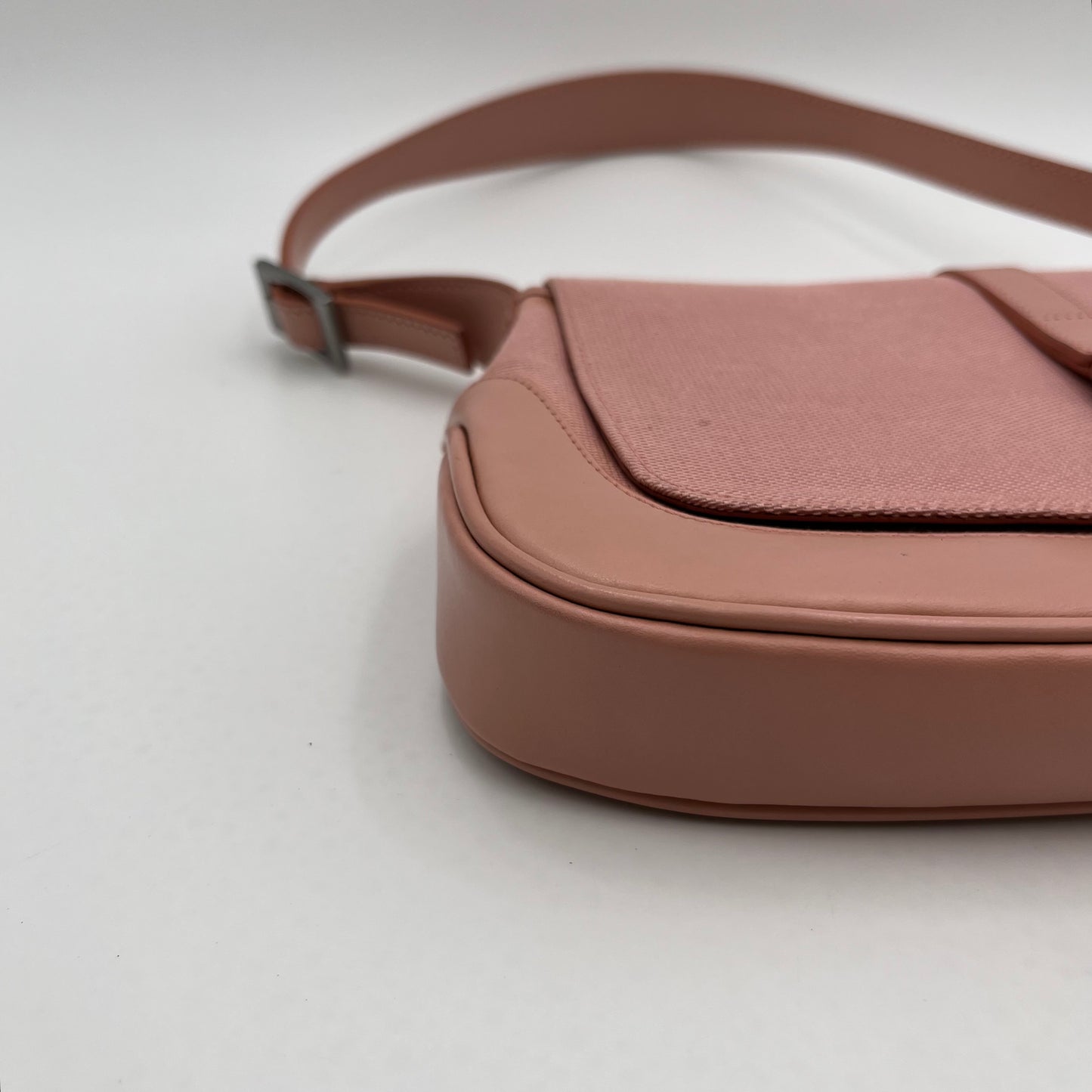 Gucci Pink and Leather Flap Jackie Shoulder Bag