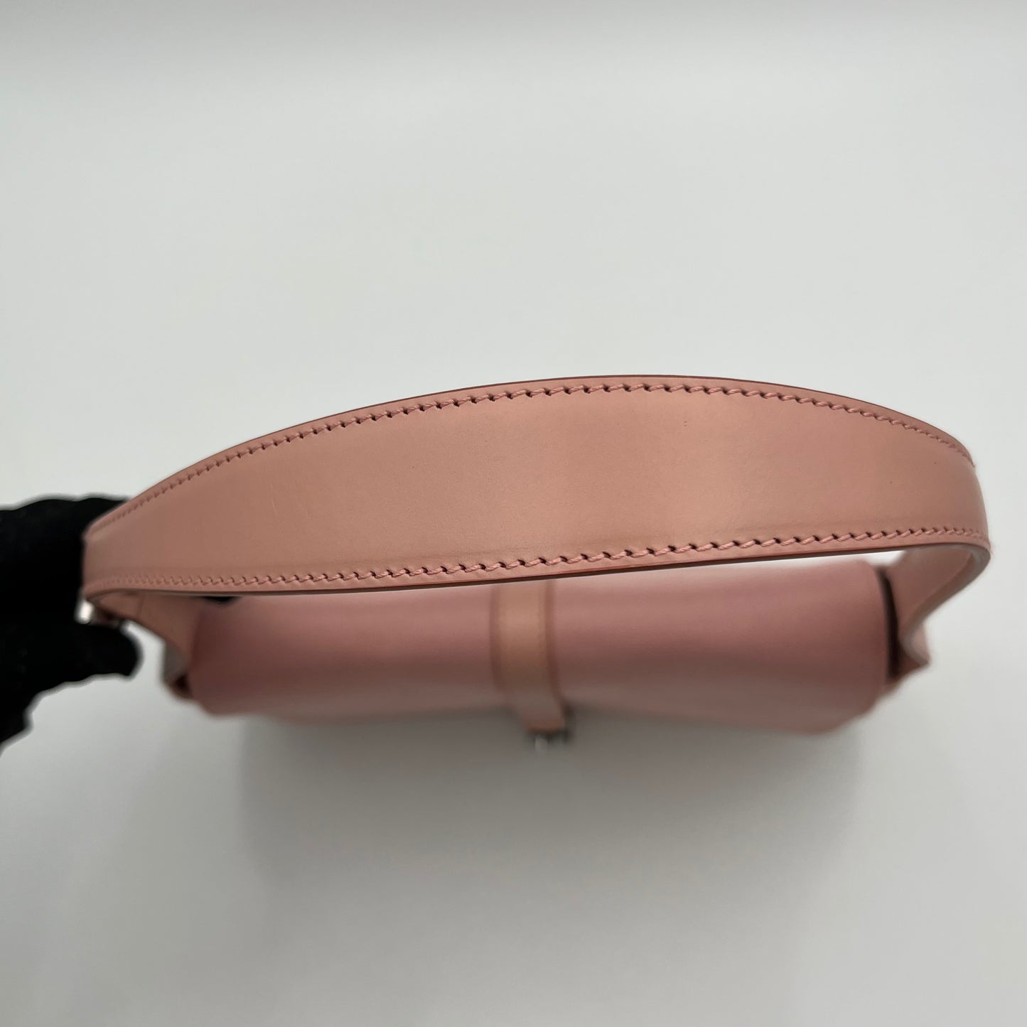 Gucci Pink and Leather Flap Jackie Shoulder Bag