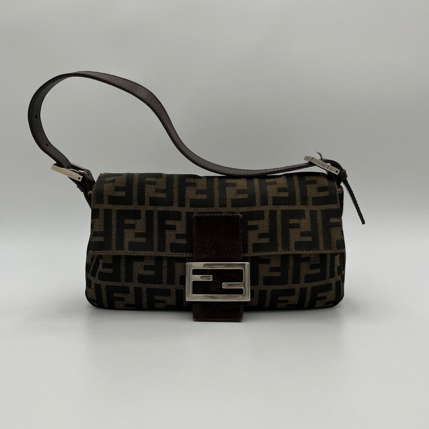 Fendi Tobacco Zucca Baguette