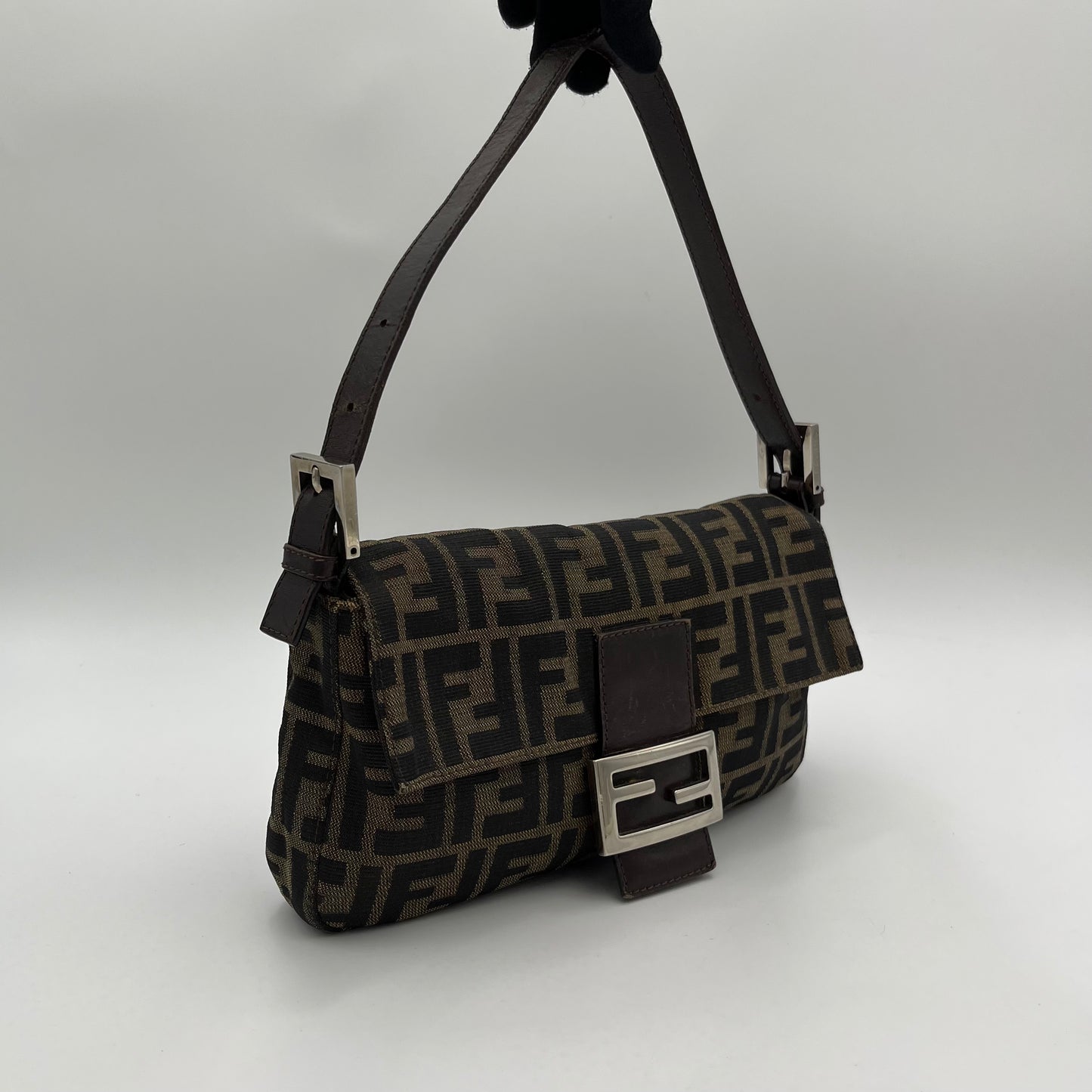 Fendi Tobacco Zucca Baguette
