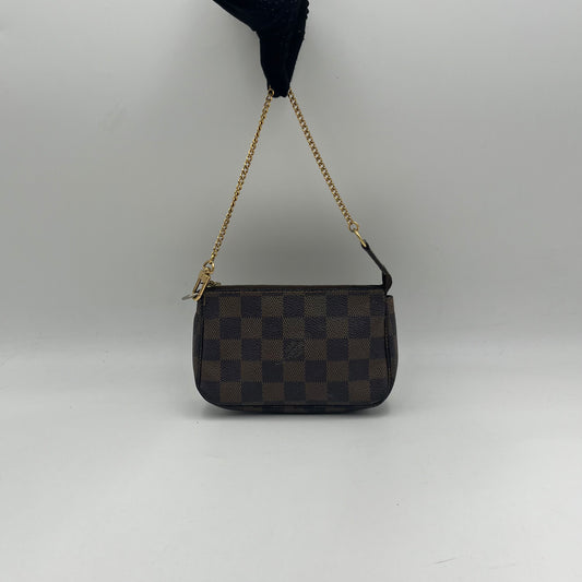 LV Damier Ebene Mini Chain Pochette