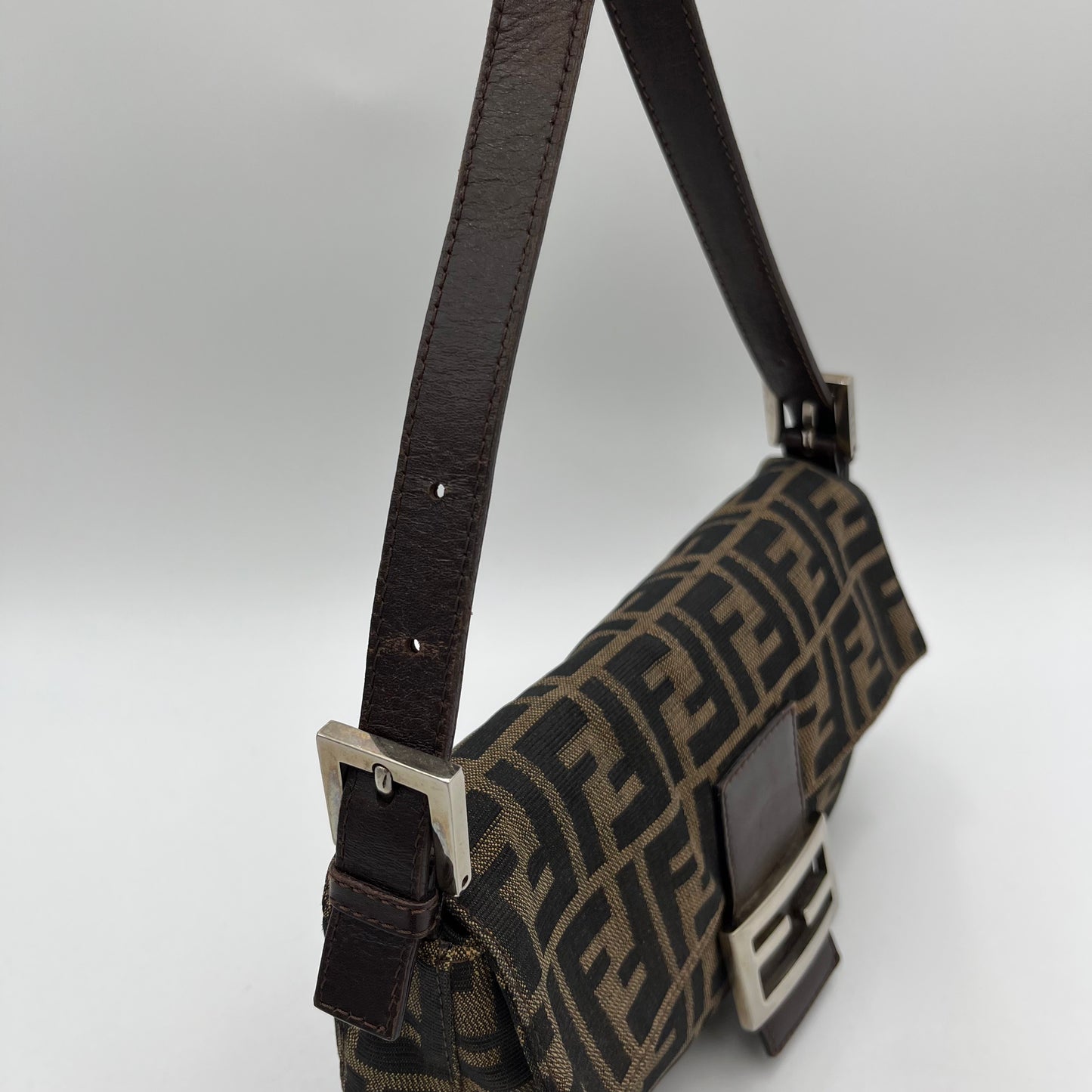 Fendi Tobacco Zucca Baguette