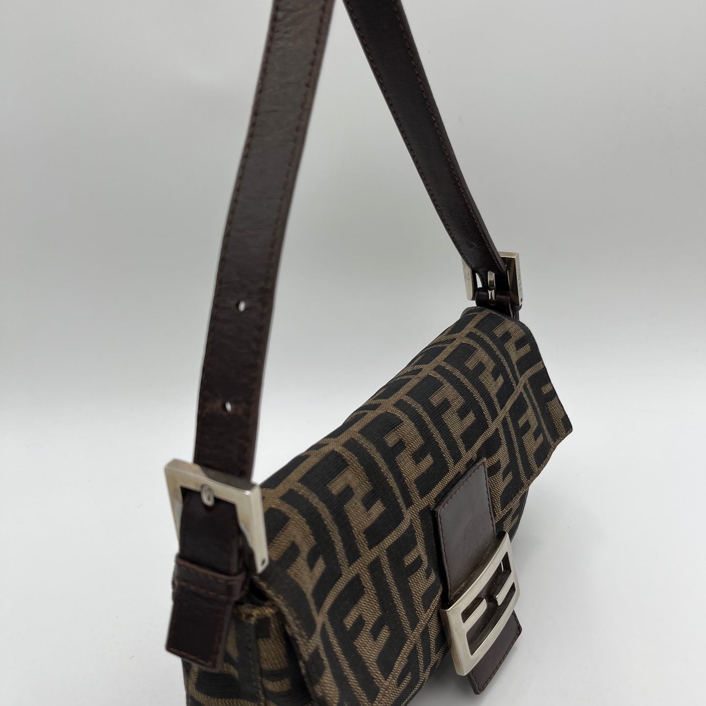 Fendi Tobacco Zucca Baguette