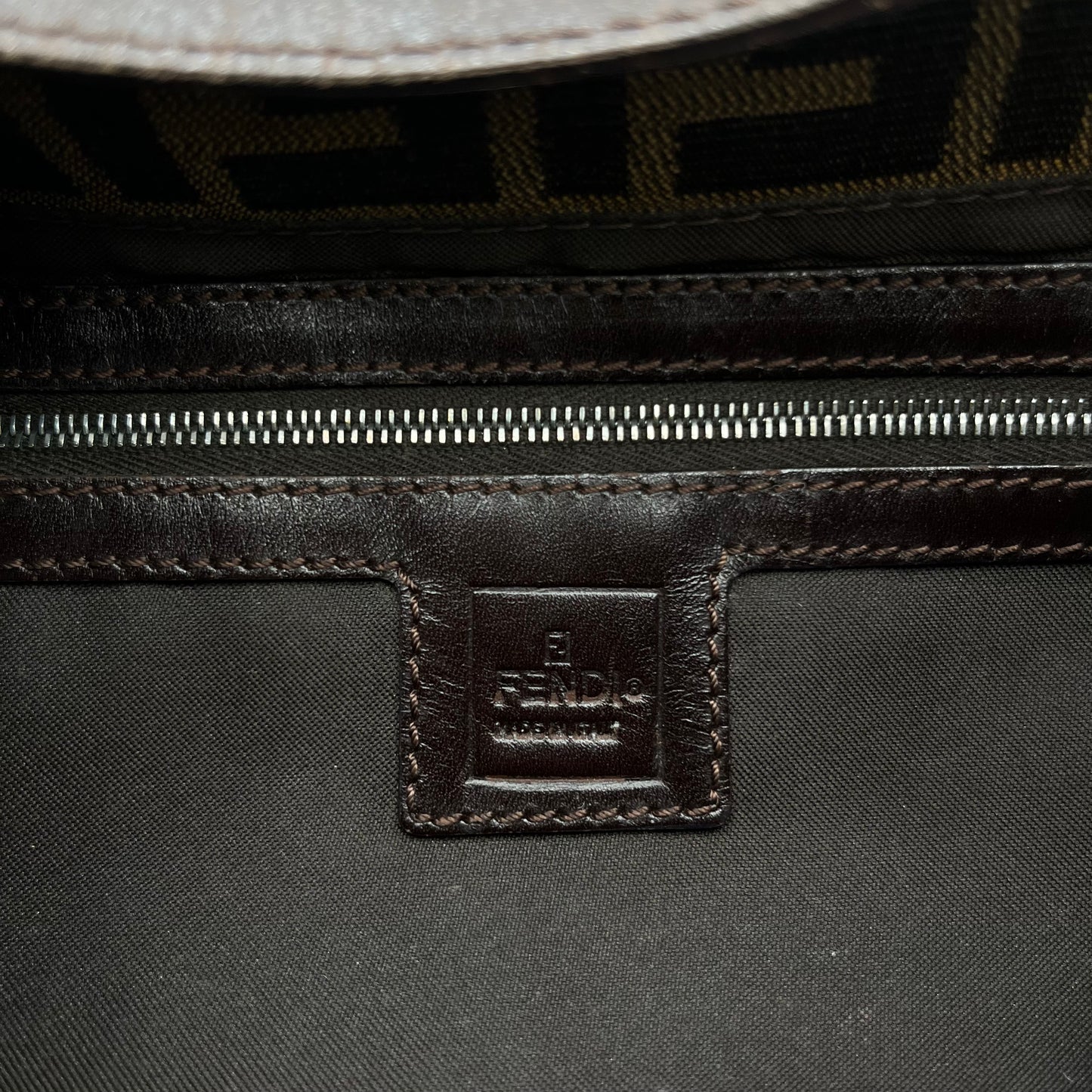 Fendi Tobacco Zucca Baguette