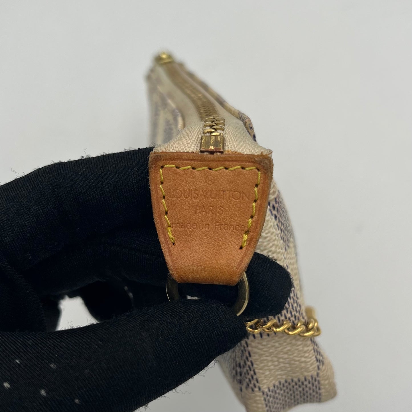 LV Damier Azur Mini Chain Pochette