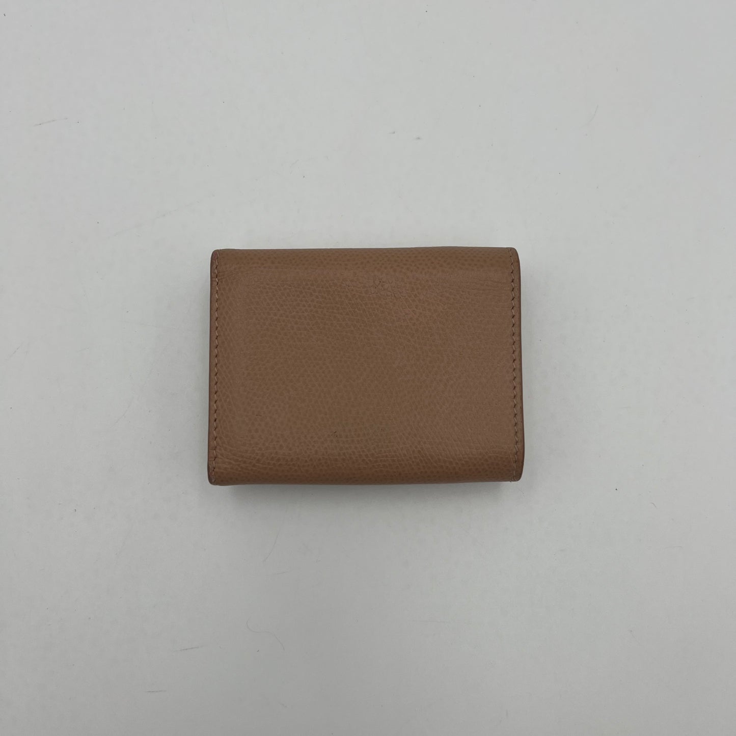 Christian Dior Pink Grained Calfskin 30 Montaigne Lotus Compact Wallet