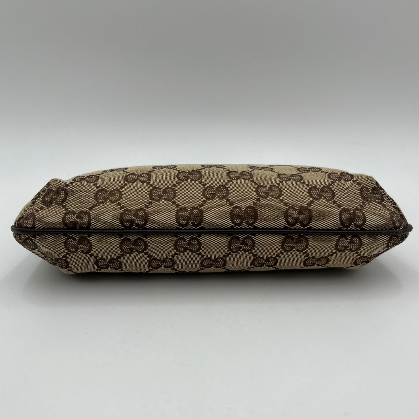 Gucci Brown Monogram Canvas and Leather Sherryline Pochette