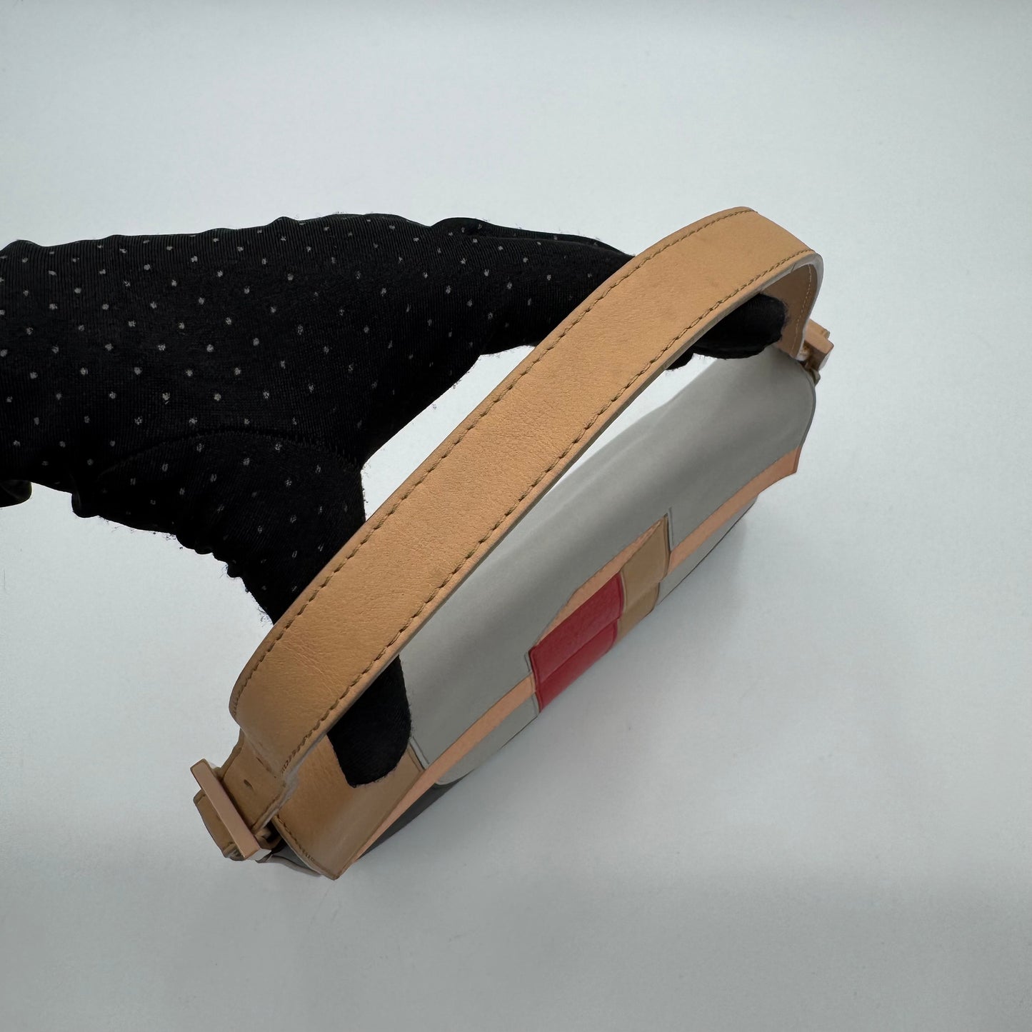 Fendi Multicolor Leather 3D Block Baguette Mania
