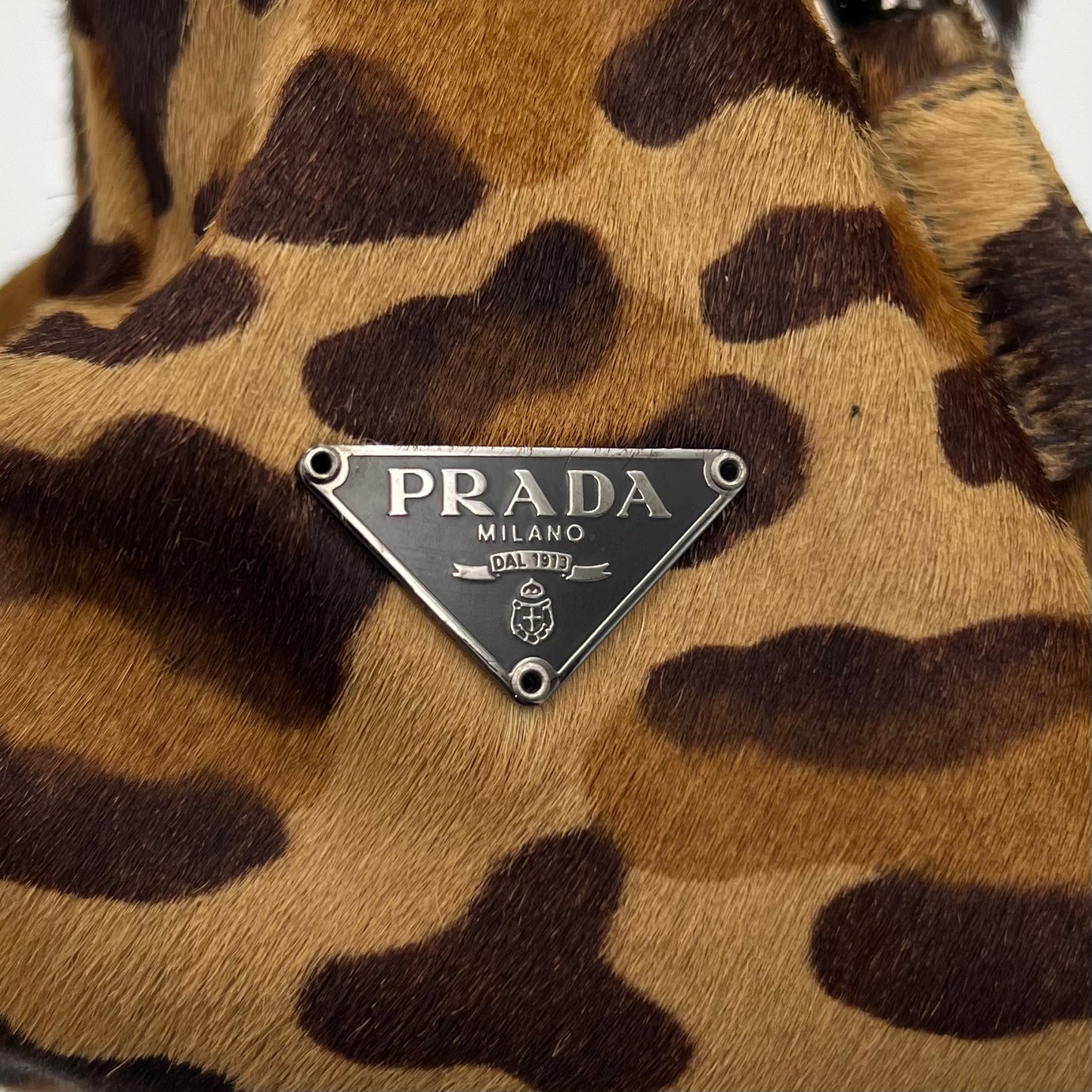 Prada Leopard Print Shoulder Bag