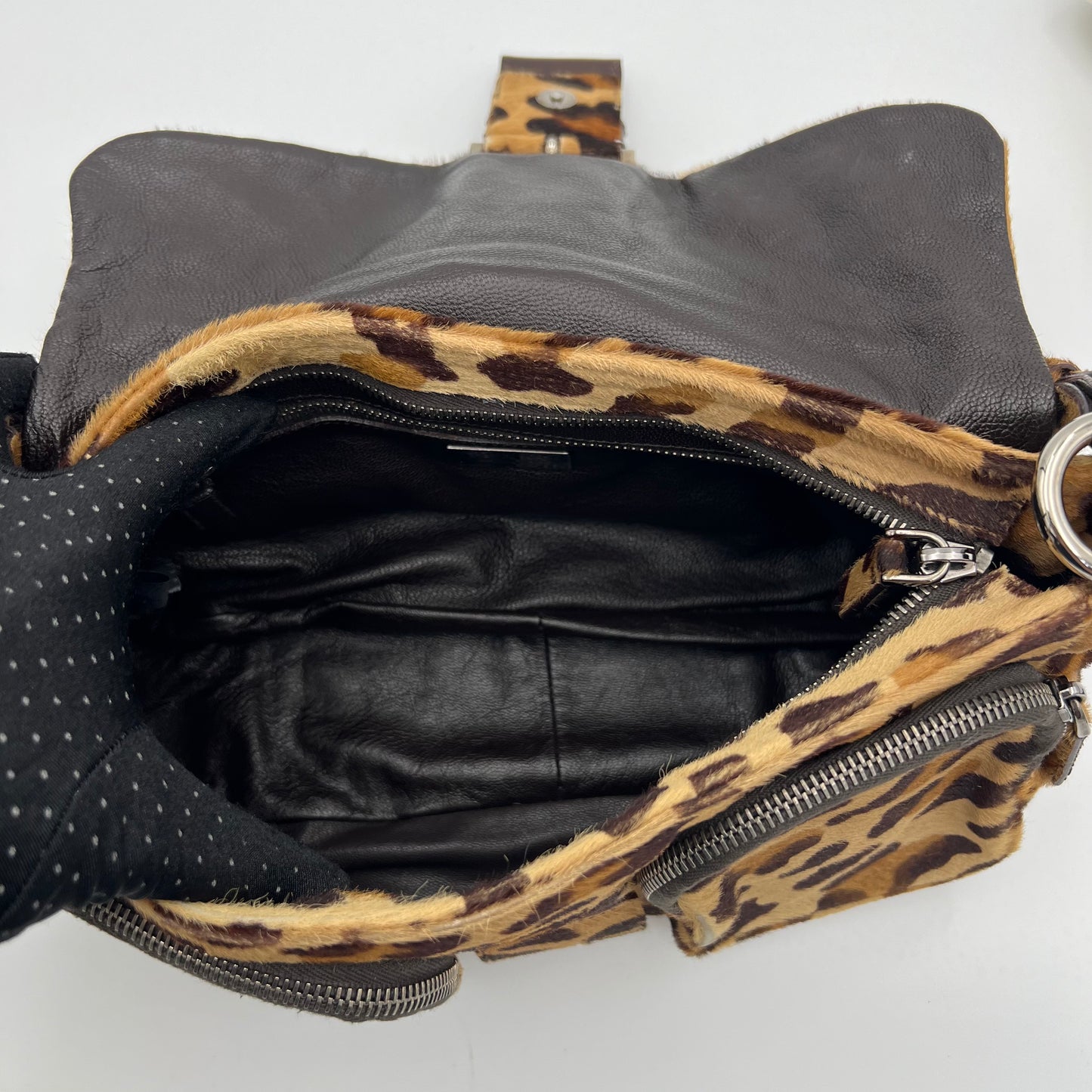 Prada Leopard Print Shoulder Bag