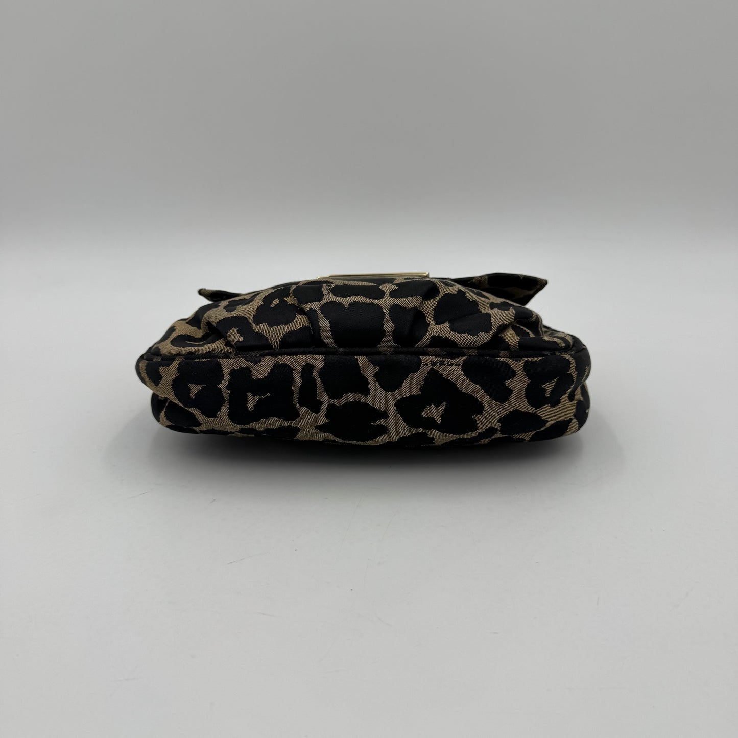 Fendi Leopard Flap Chain Crossbody GHW