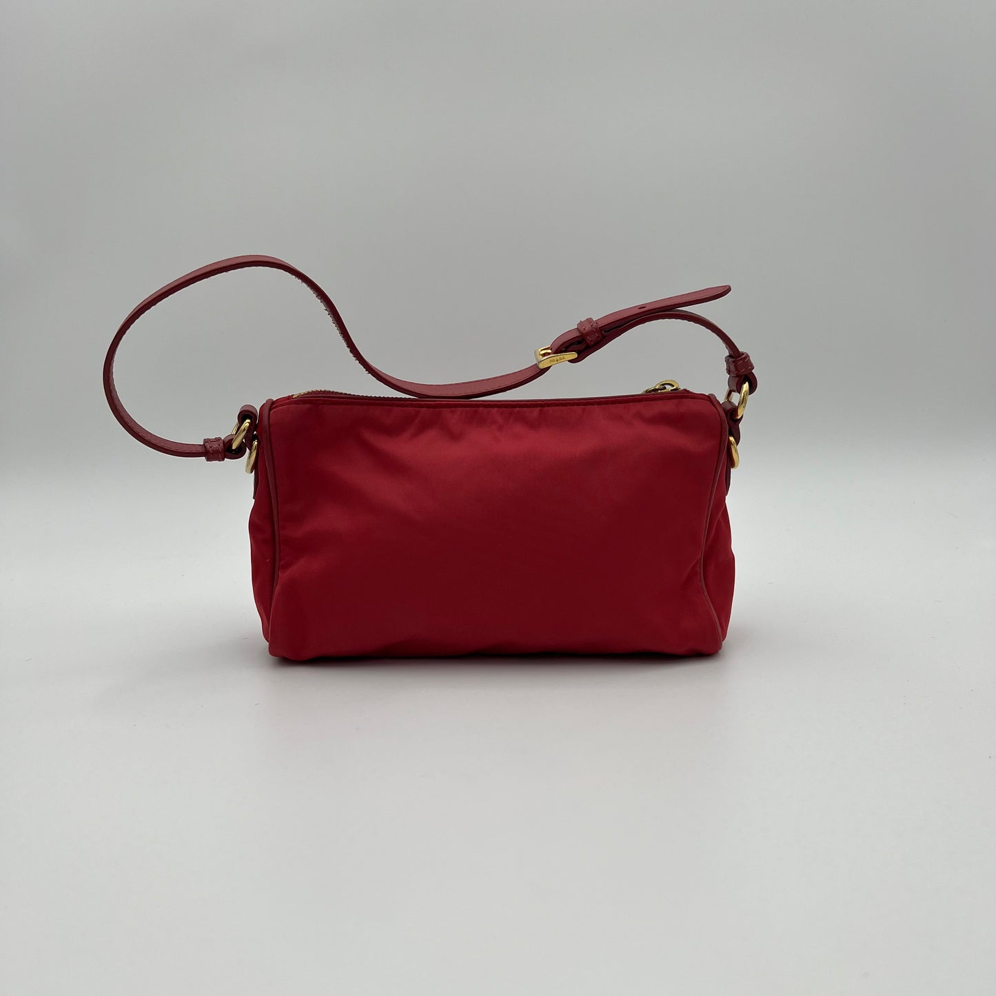 Prada Pink Tessuto and Leather Pochette