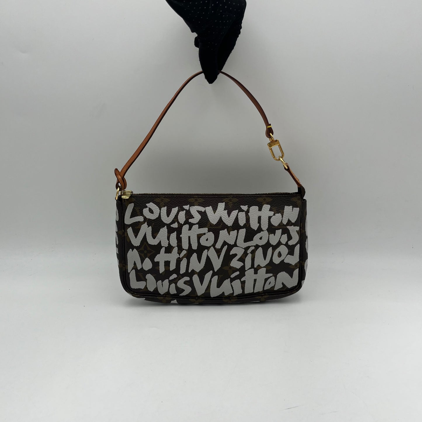 LV Stephen Sprouse White Graffiti Pochette