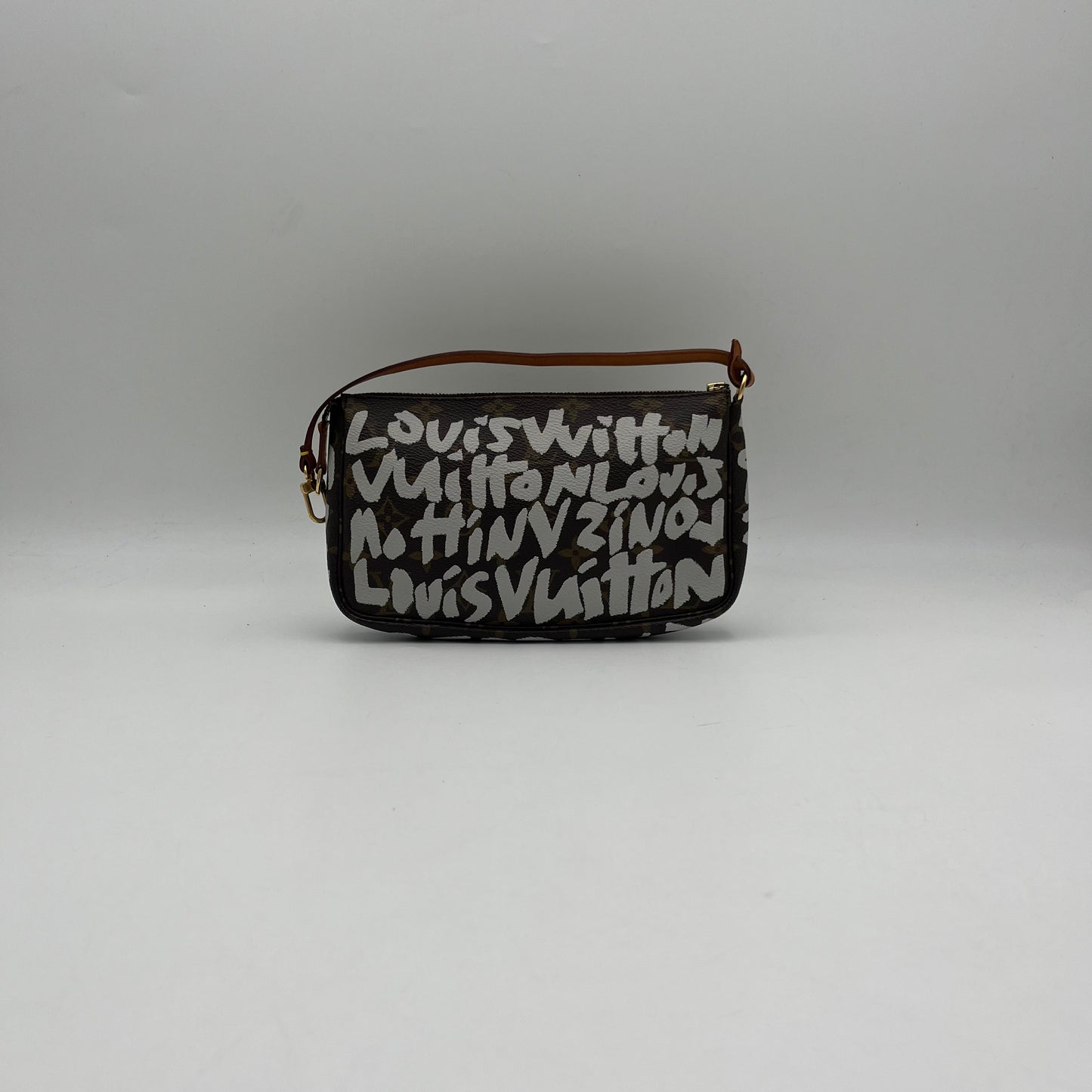 LV Stephen Sprouse White Graffiti Pochette