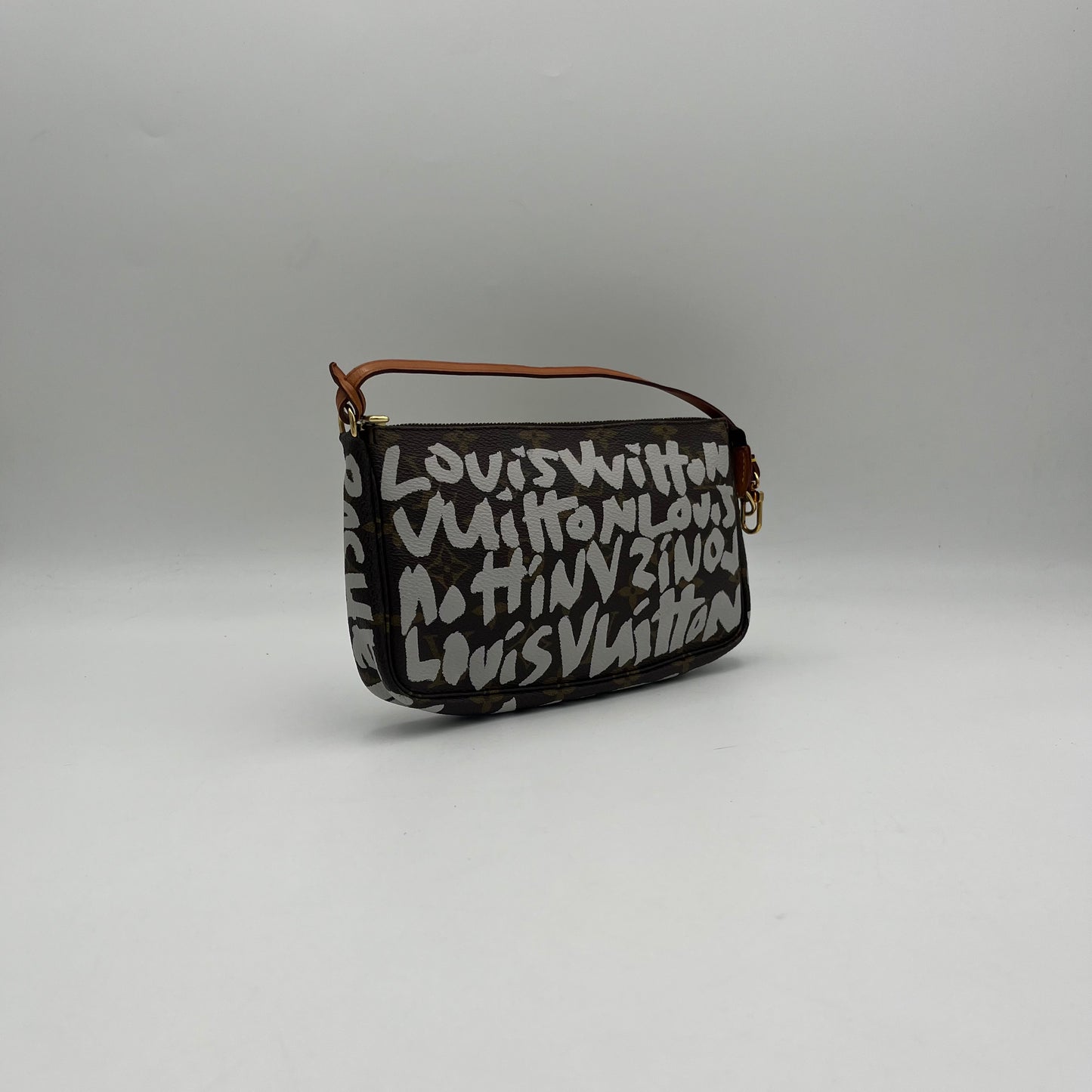 LV Stephen Sprouse White Graffiti Pochette