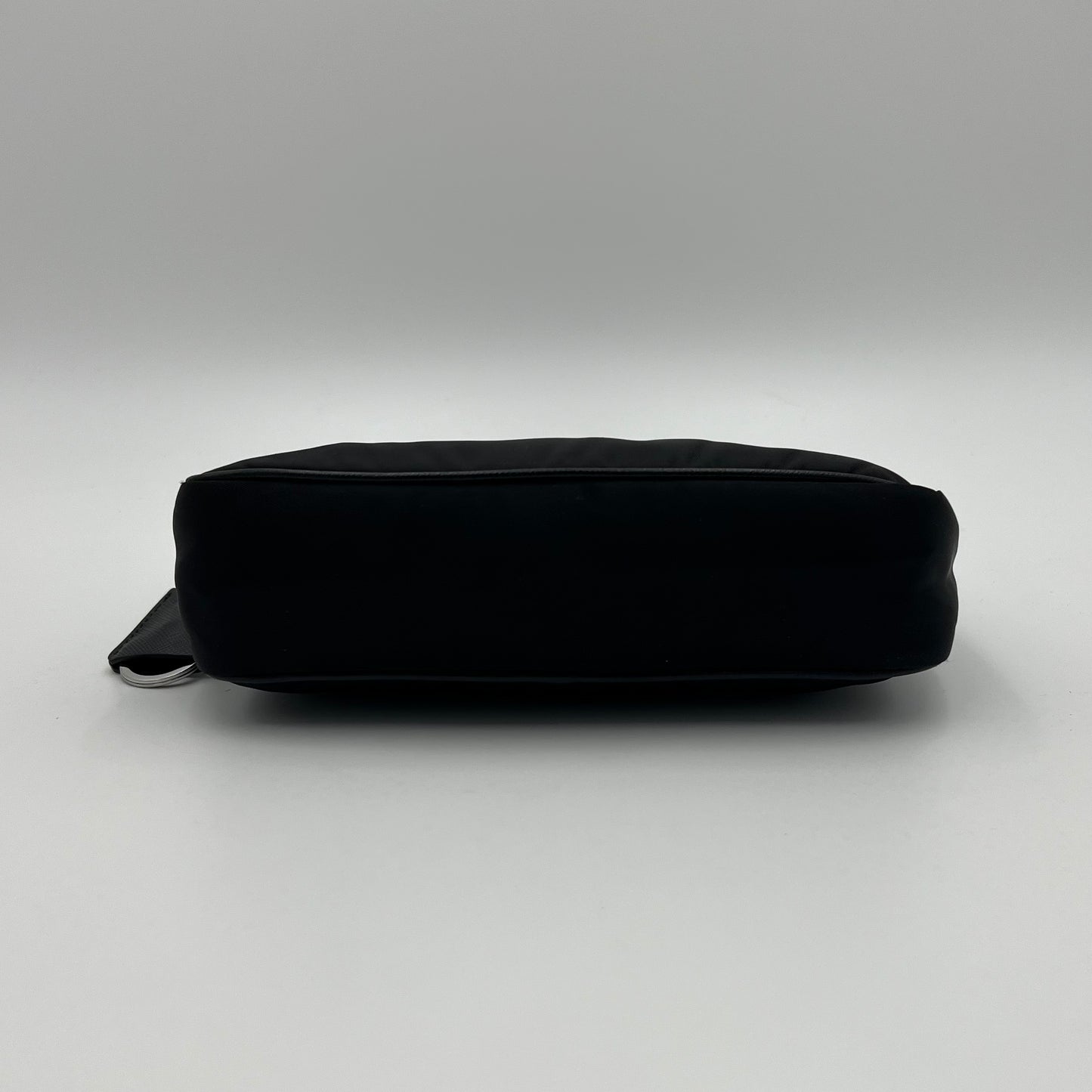 Prada Black Nylon Re-Edition 2005 Mini Hobo Bag
