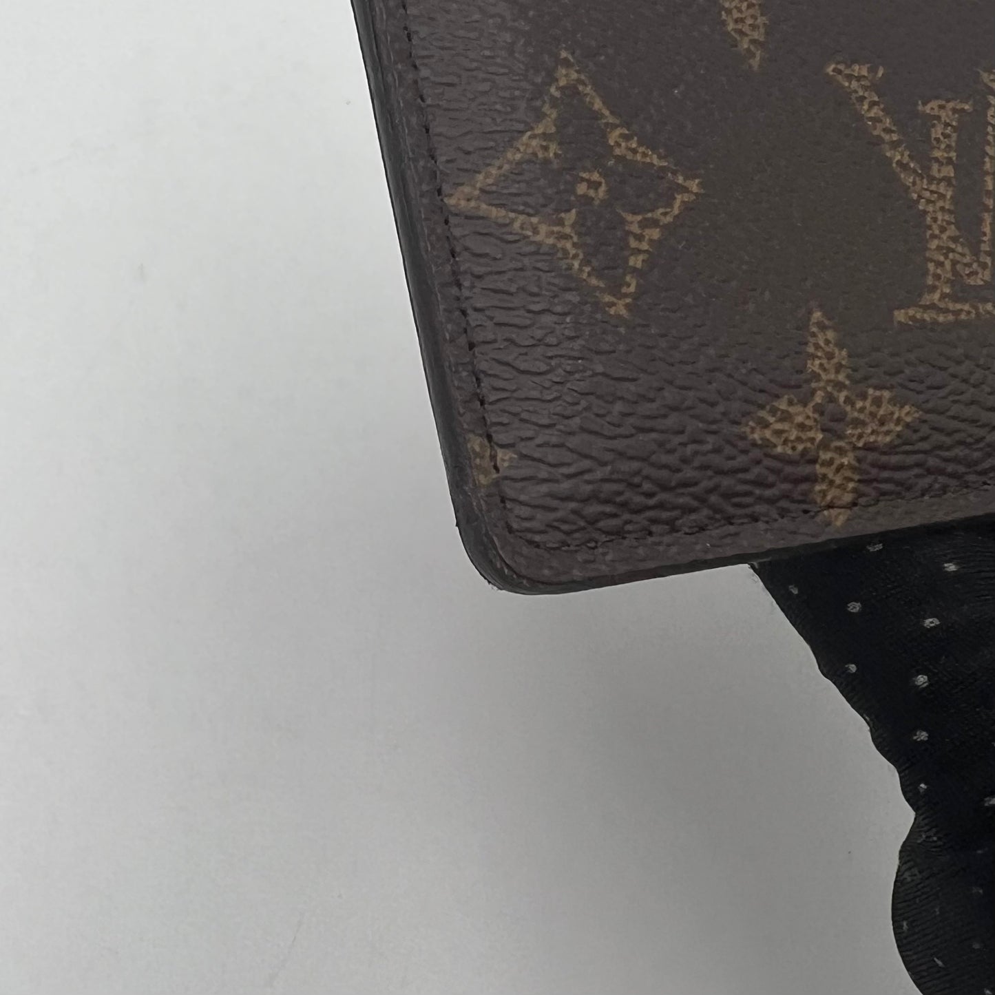 LV Monogram and Rose Pink Canvas Card Holder