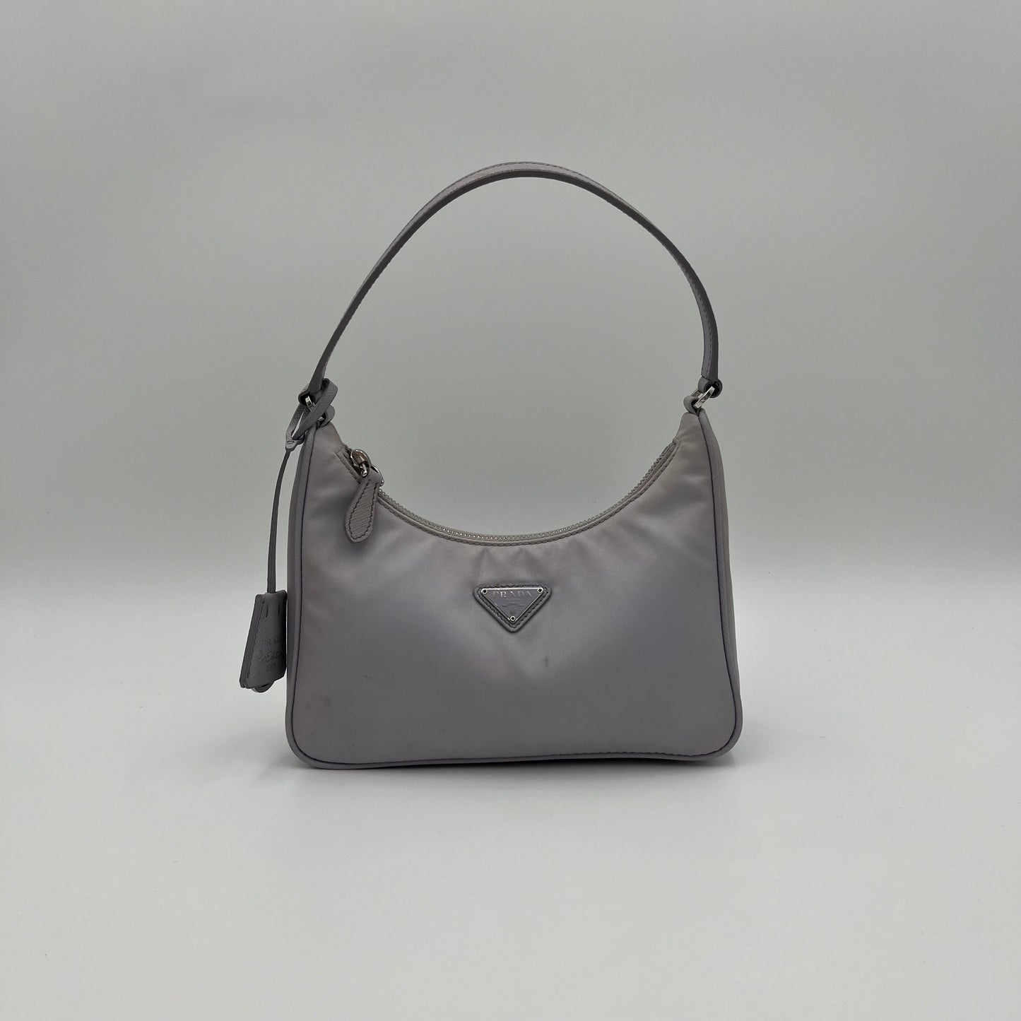 Prada Light Purple Nylon Re-Edition 2005 Mini Hobo Bag