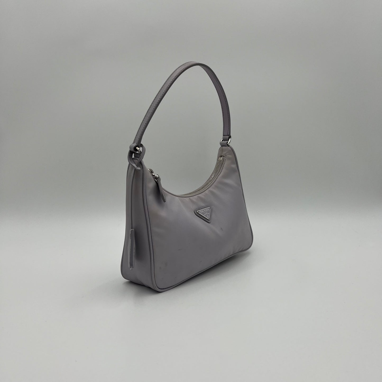Prada Light Purple Nylon Re-Edition 2005 Mini Hobo Bag