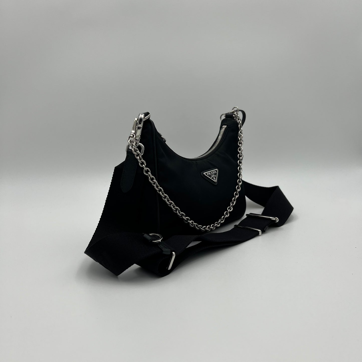 Prada Black Nylon Re- Edition 2005 Bag