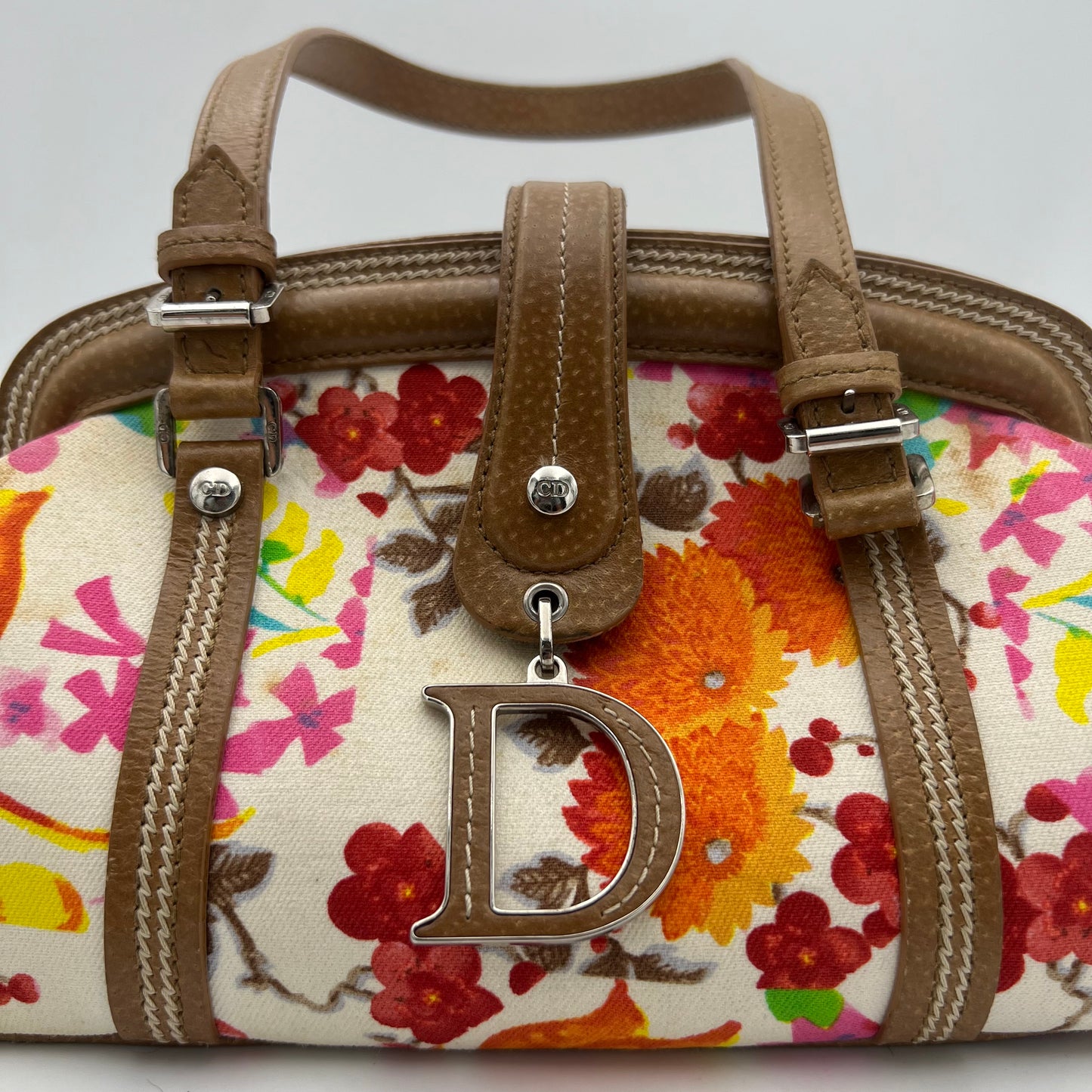 Christian Dior Floral Printed Handbag