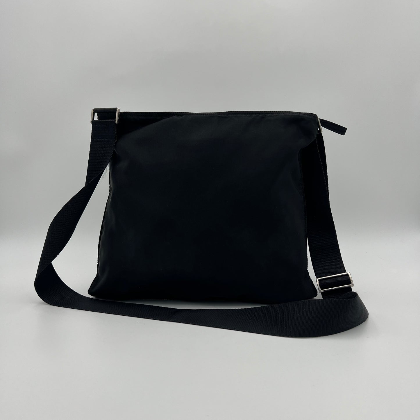 Prada Black Nylon Slim Crossbody