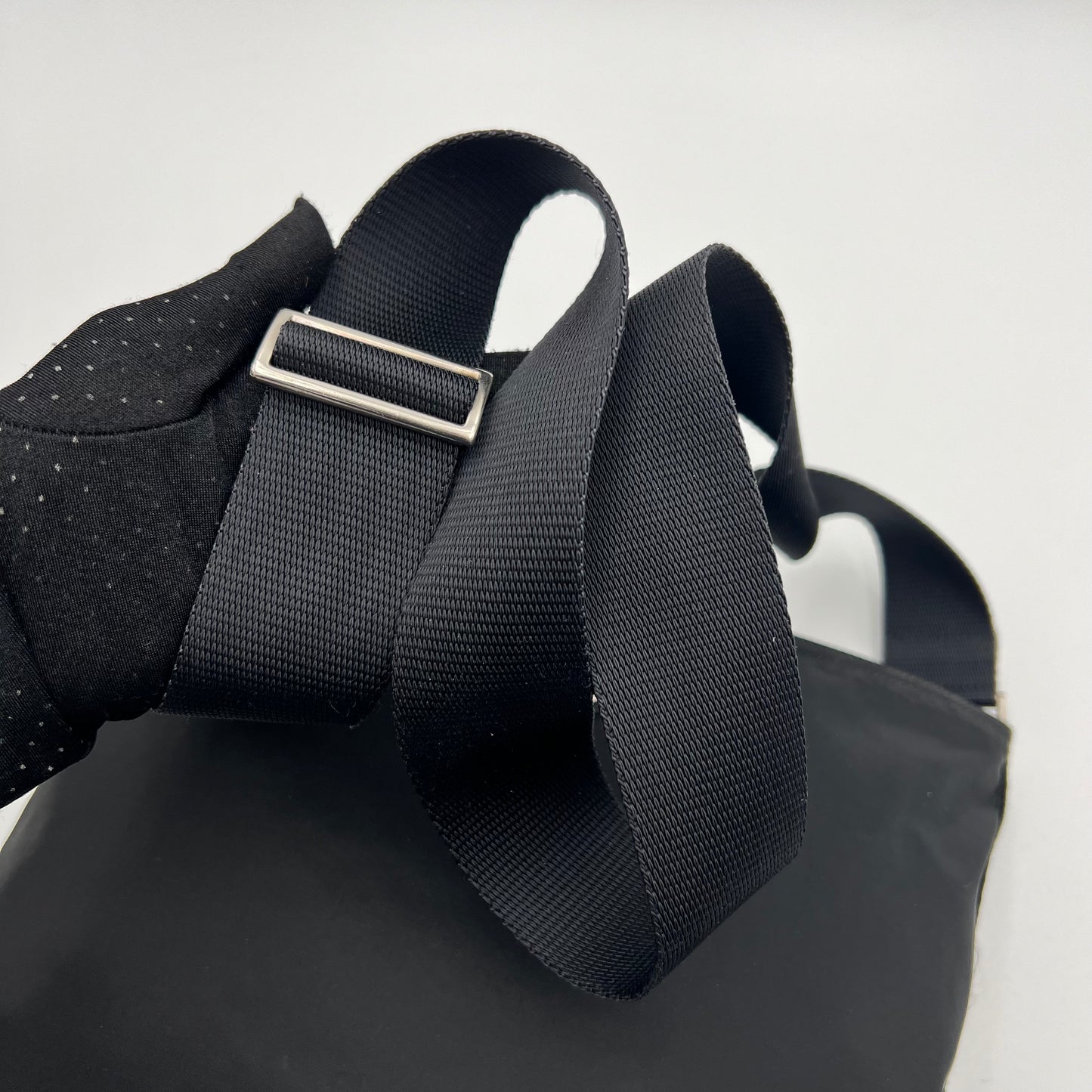 Prada Black Nylon Slim Crossbody