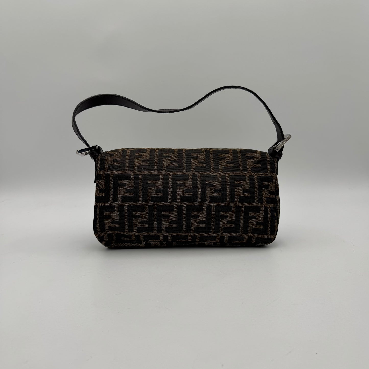 Fendi Tobacco Zucca Baguette SHW