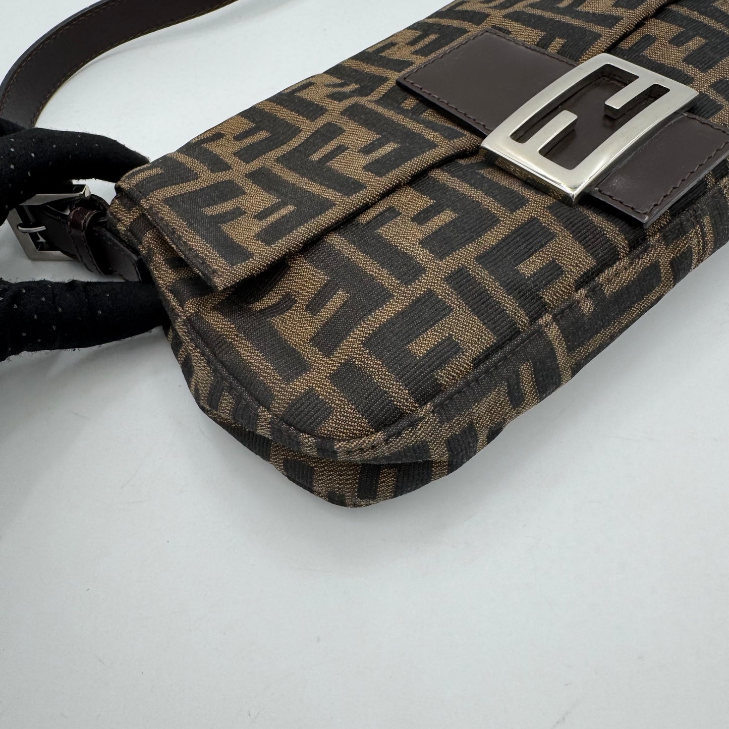Fendi Tobacco Zucca Baguette SHW