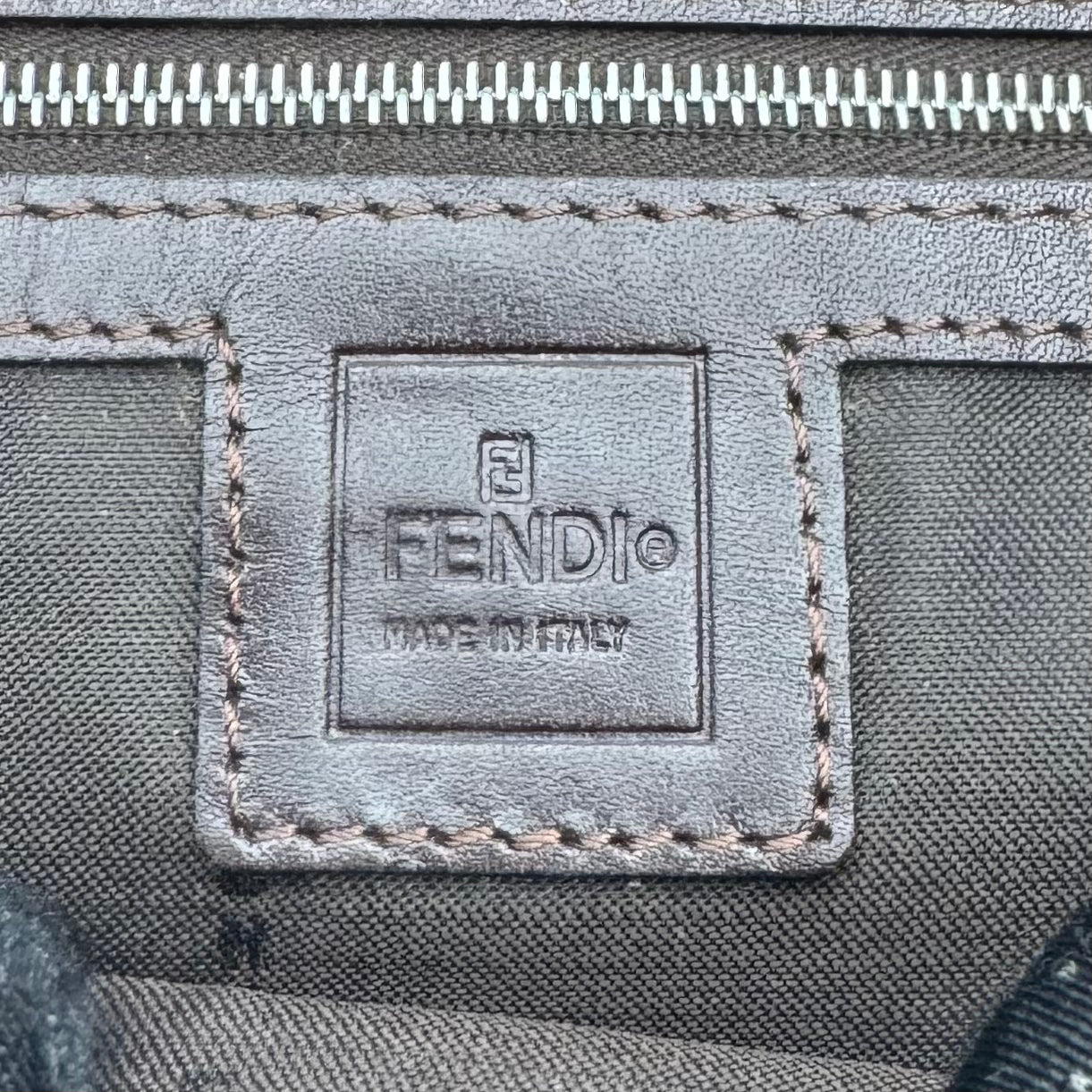 Fendi Tobacco Zucca Baguette SHW