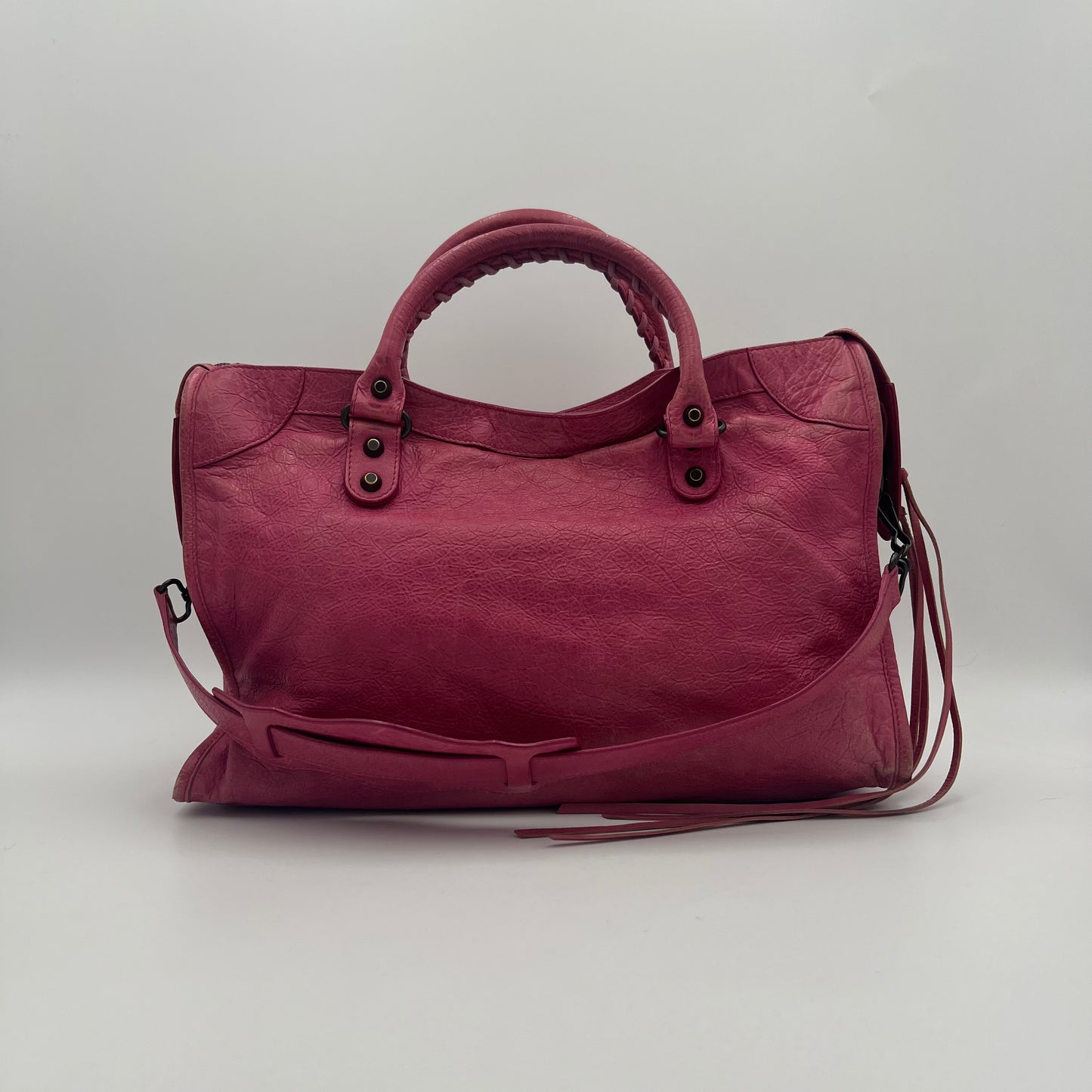 Balenciaga Pink Leather Classic City Bag