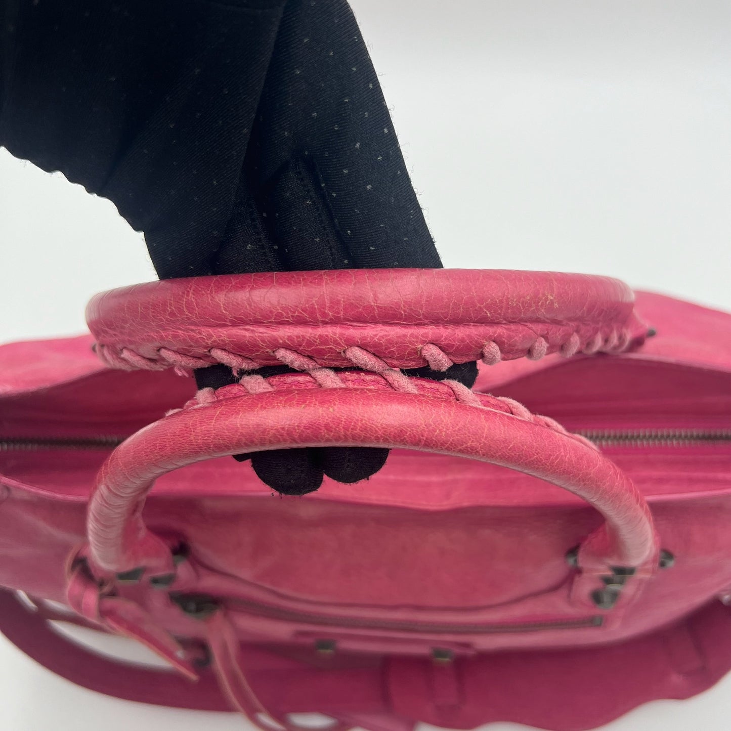 Balenciaga Pink Leather Classic City Bag