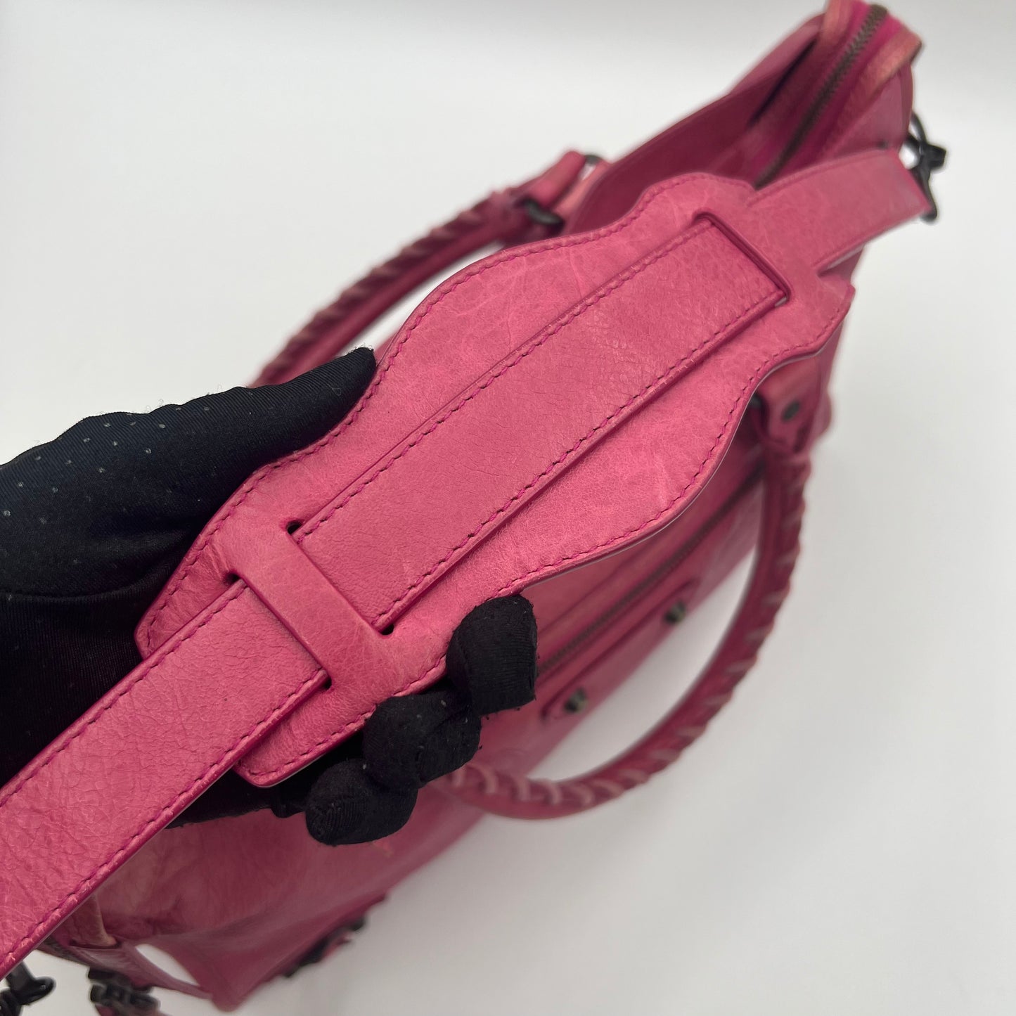 Balenciaga Pink Leather Classic City Bag