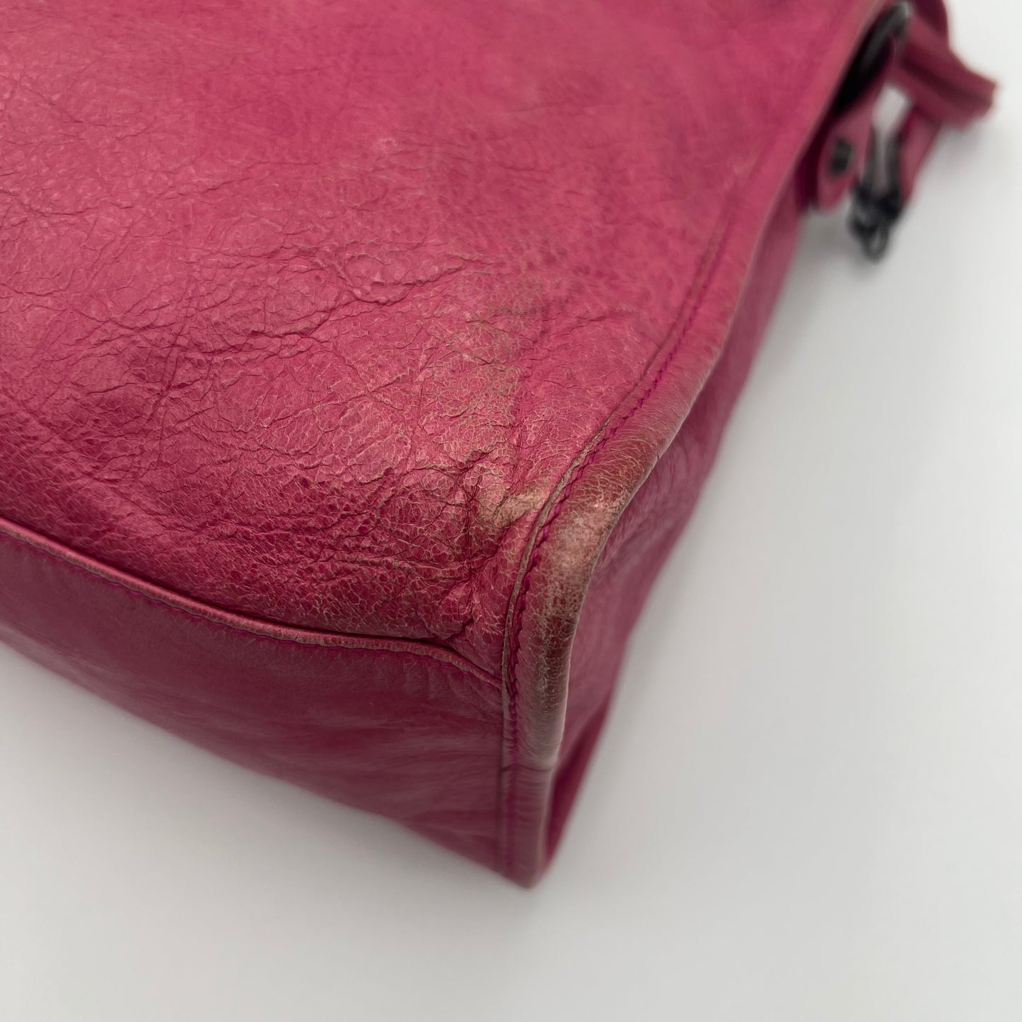 Balenciaga Pink Leather Classic City Bag