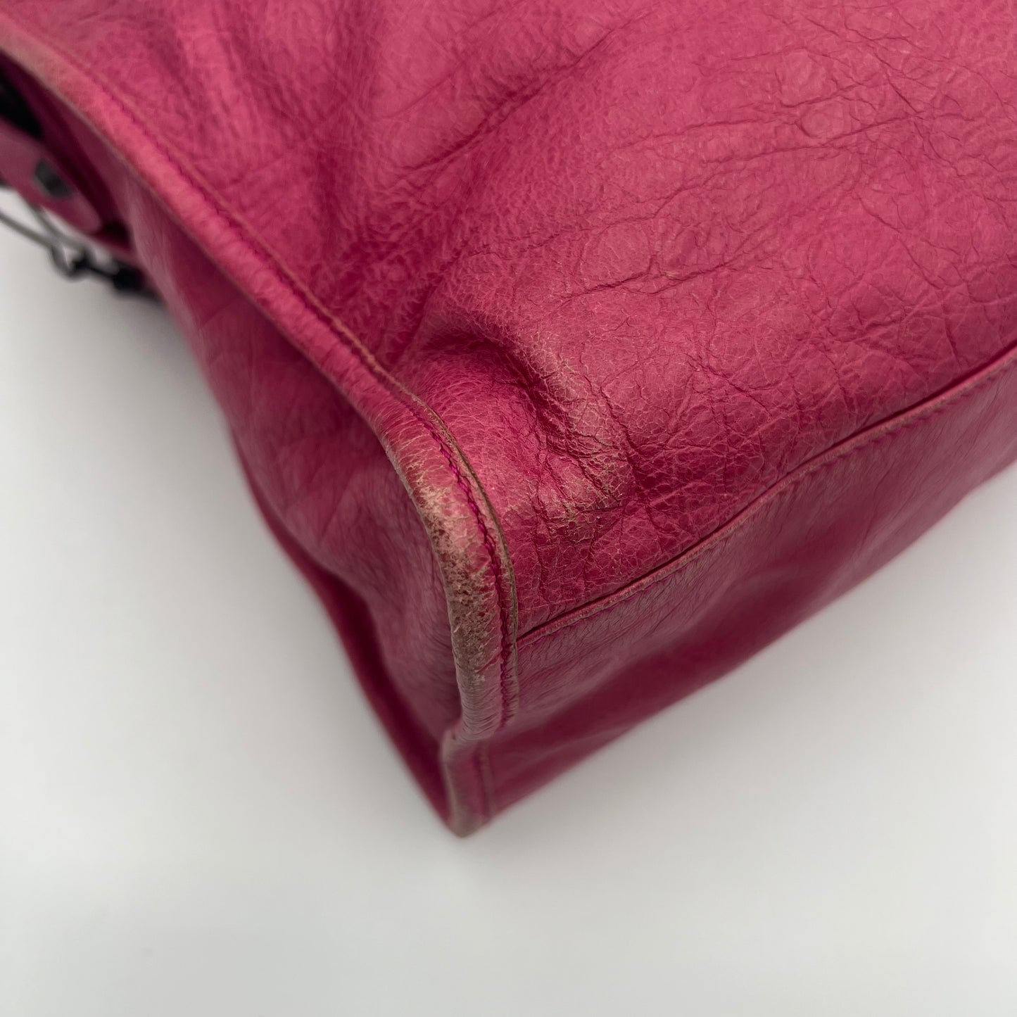 Balenciaga Pink Leather Classic City Bag