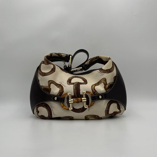 Gucci Bamboo Horsebit Amalfi Hobo Bag