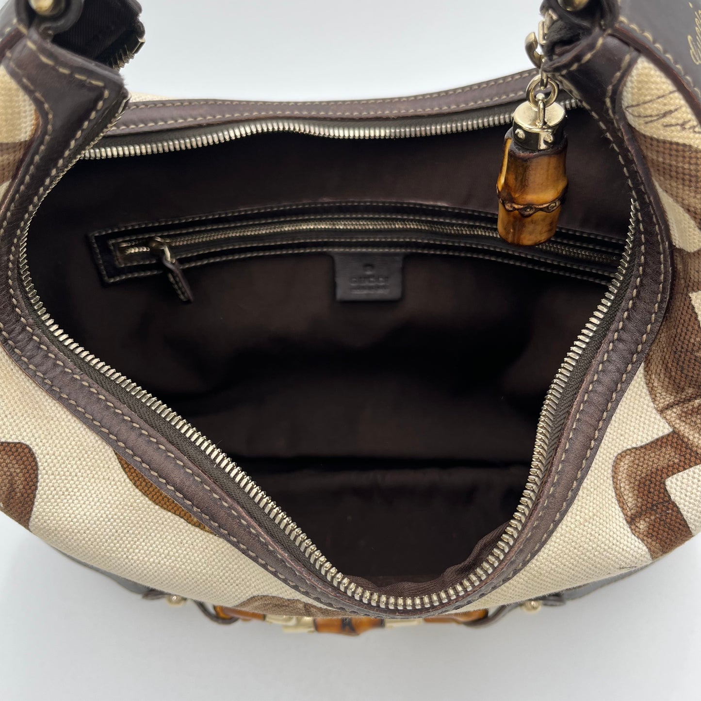Gucci Bamboo Horsebit Amalfi Hobo Bag