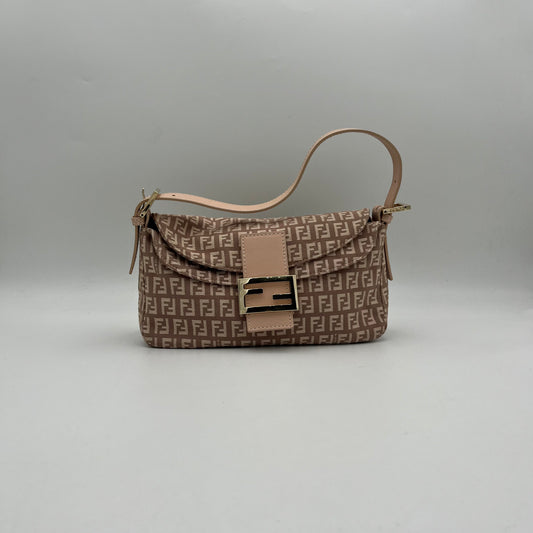Fendi Pink Zucchino Baguette