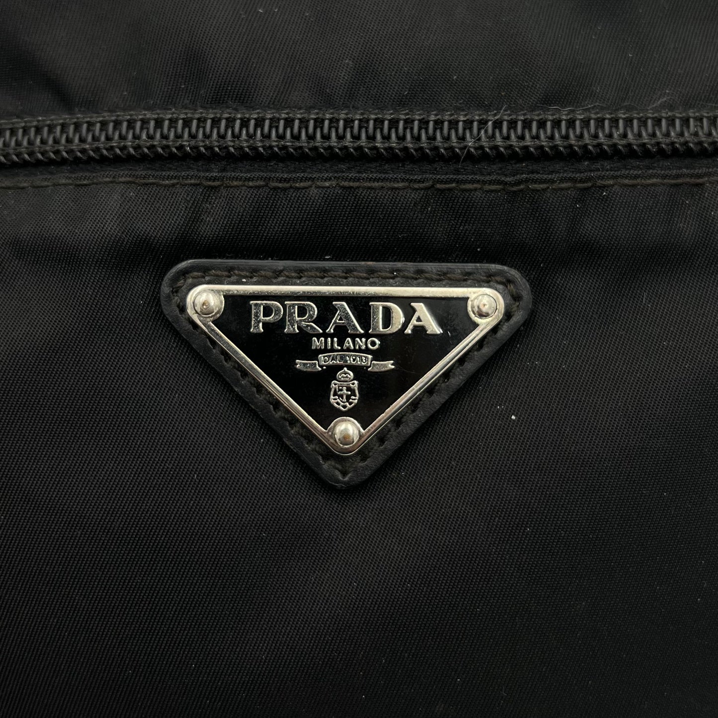 Prada Black Nylon Small Men's Crossbody