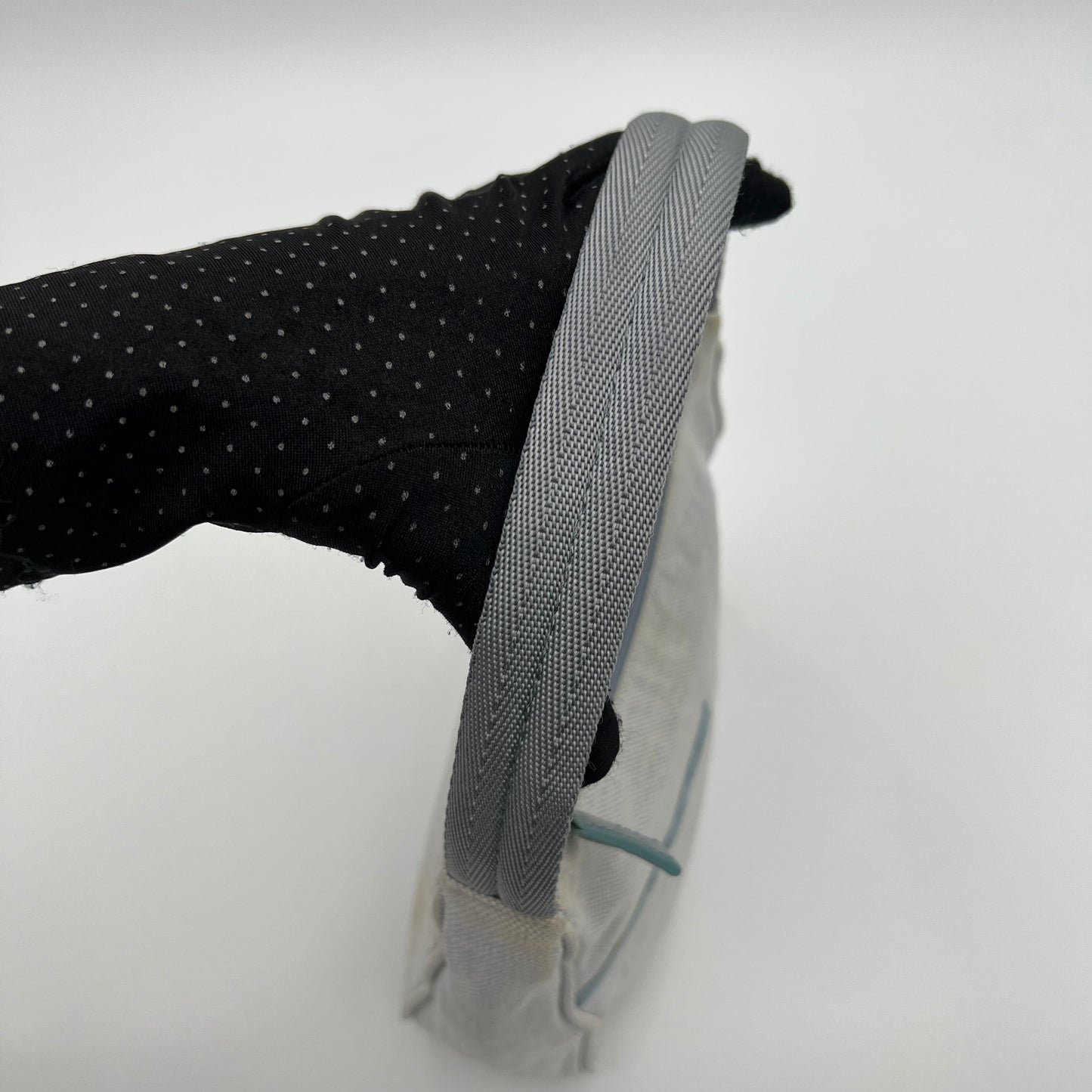 Prada Sports Light Blue Canvas Mini Hobo Bag