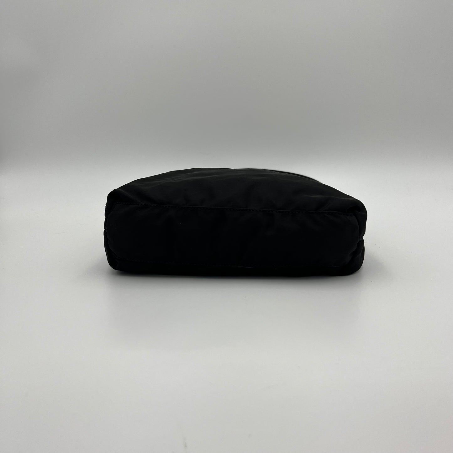 Prada Black Nylon Double Strap Small Tote