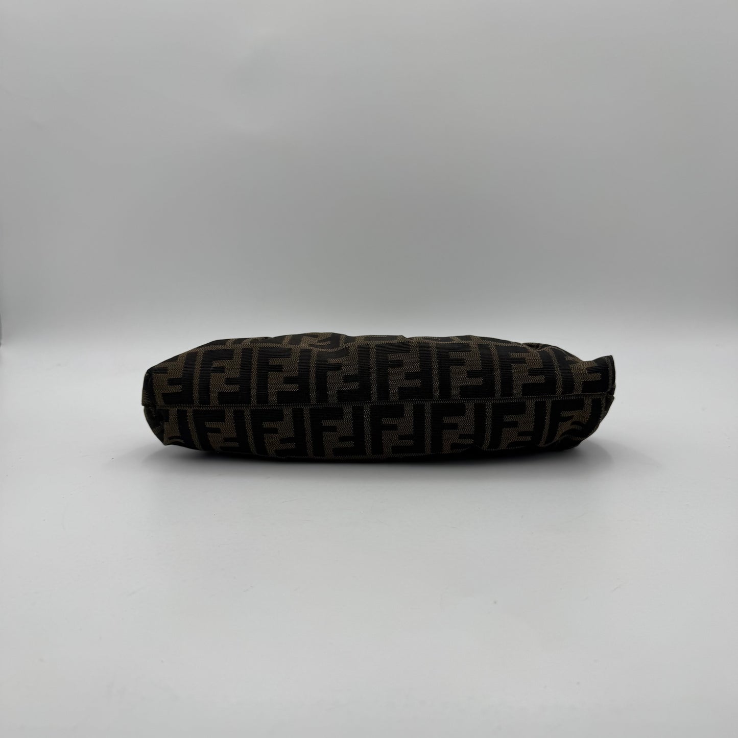 Fendi Tobacco Zucca Canvas Chef Flap Shoulder Bag