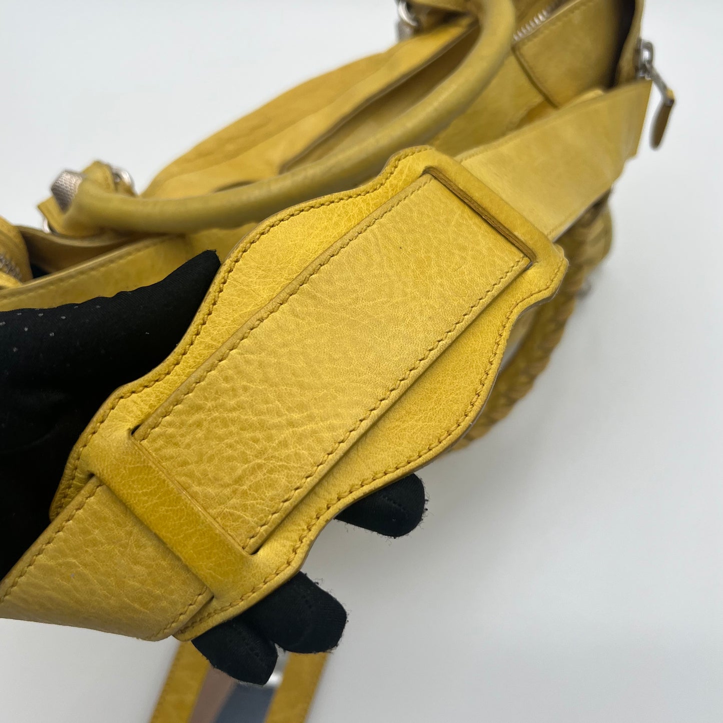 Balenciaga Yellow Leather Giant 21 City SHW