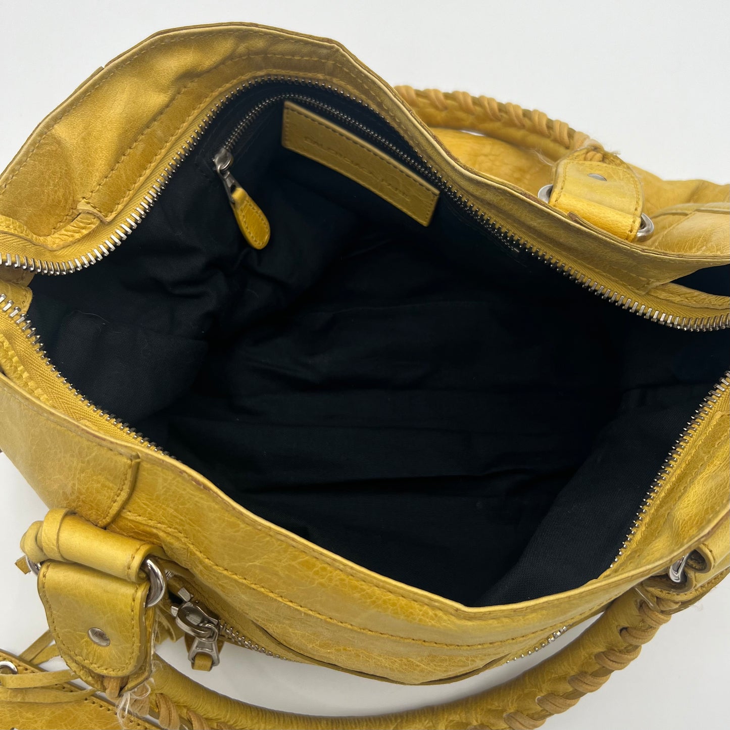 Balenciaga Yellow Leather Giant 21 City SHW