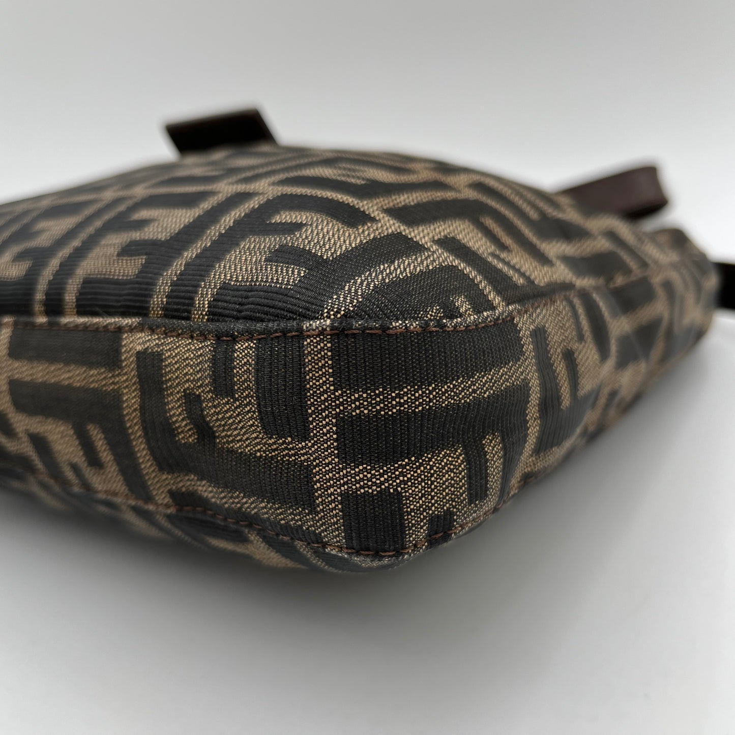 Fendi Tobacco Zucca Hobo Shoulder Bag