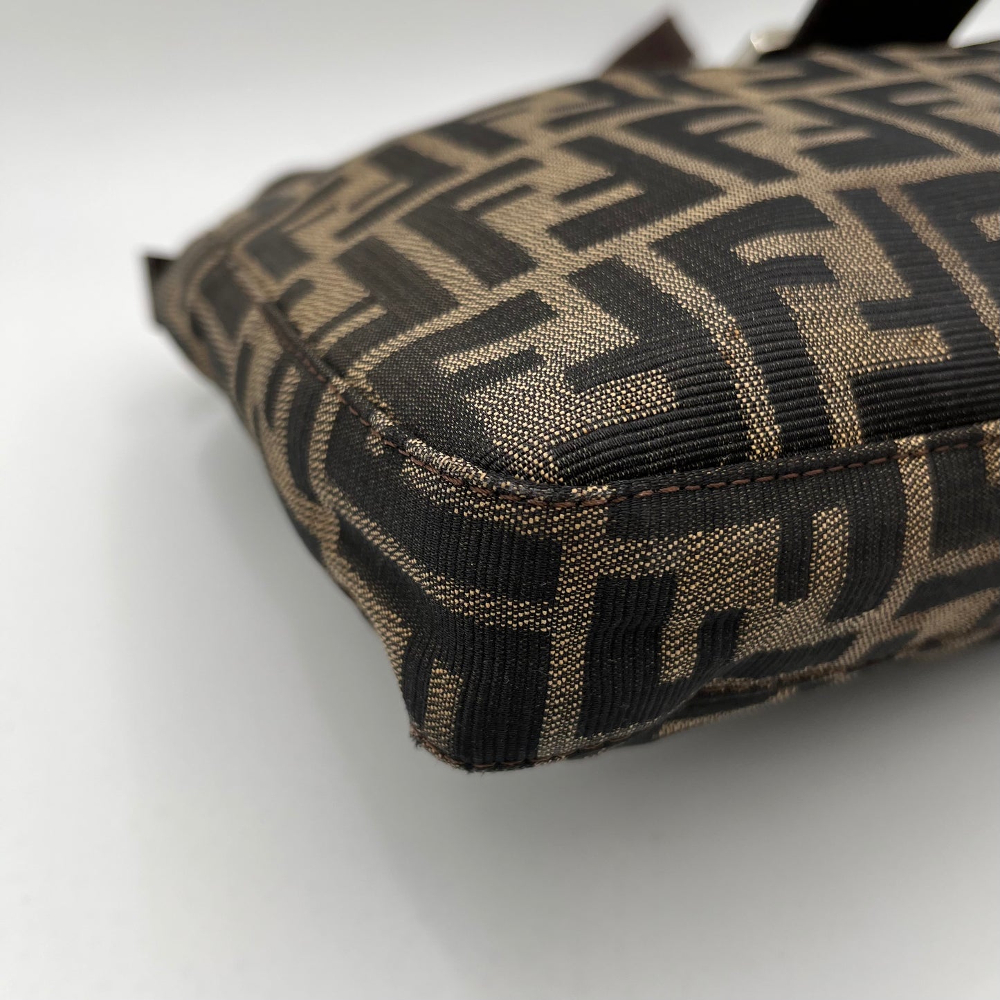 Fendi Tobacco Zucca Hobo Shoulder Bag
