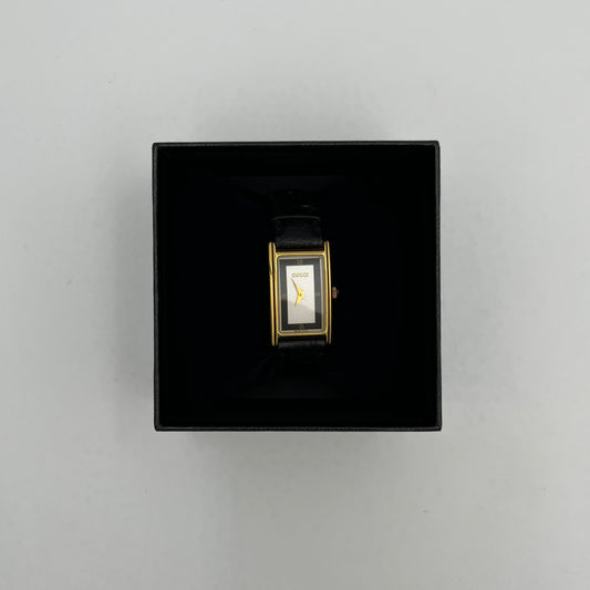 Gucci Vintage 2600L Women's Gold-Plated Tank Quartz Watch