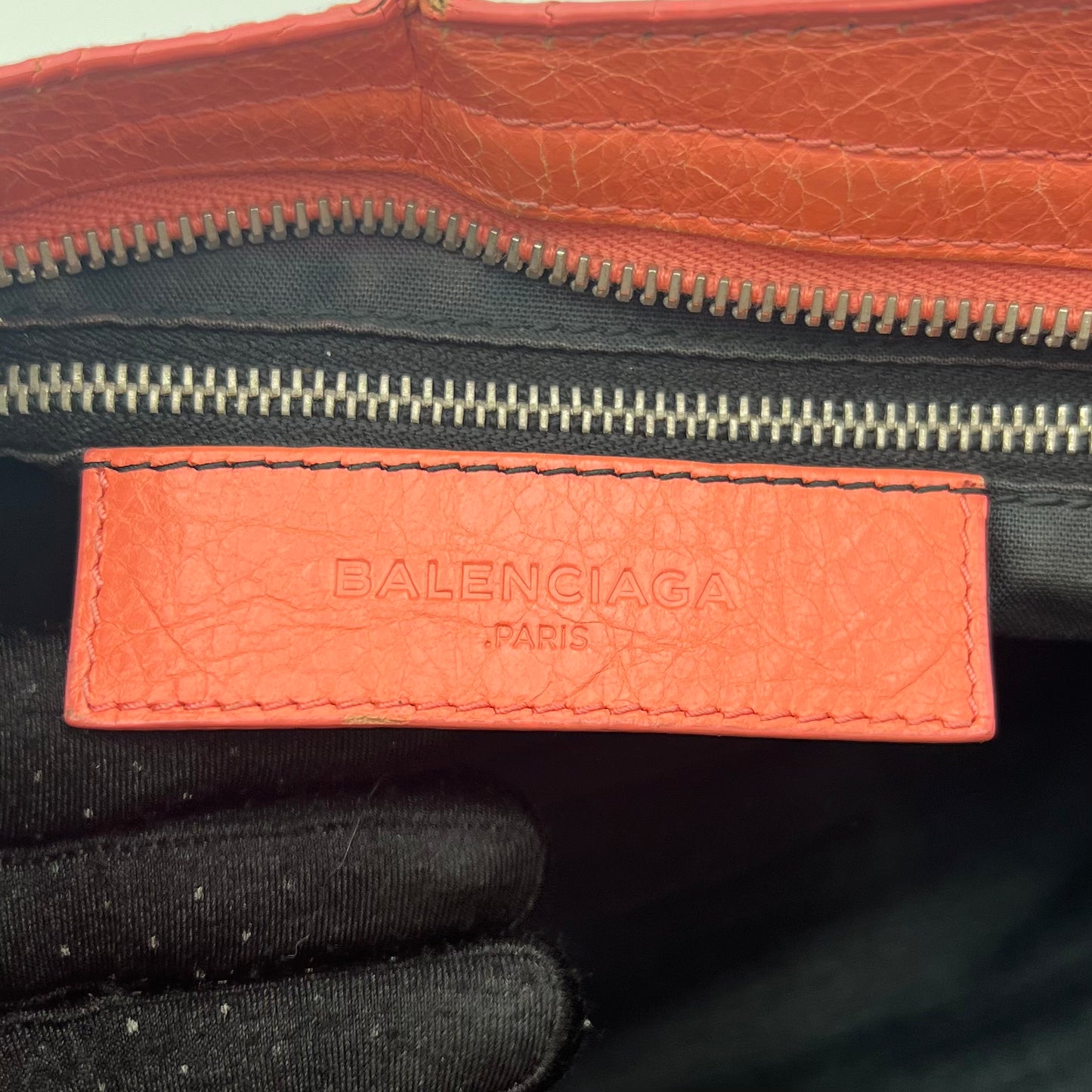 Balenciaga Peach Pink Leather Giant 12 City Bag SHW