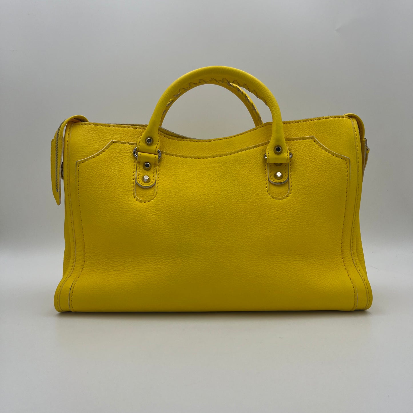 Balenciaga Yellow Leather Highlight City SHW