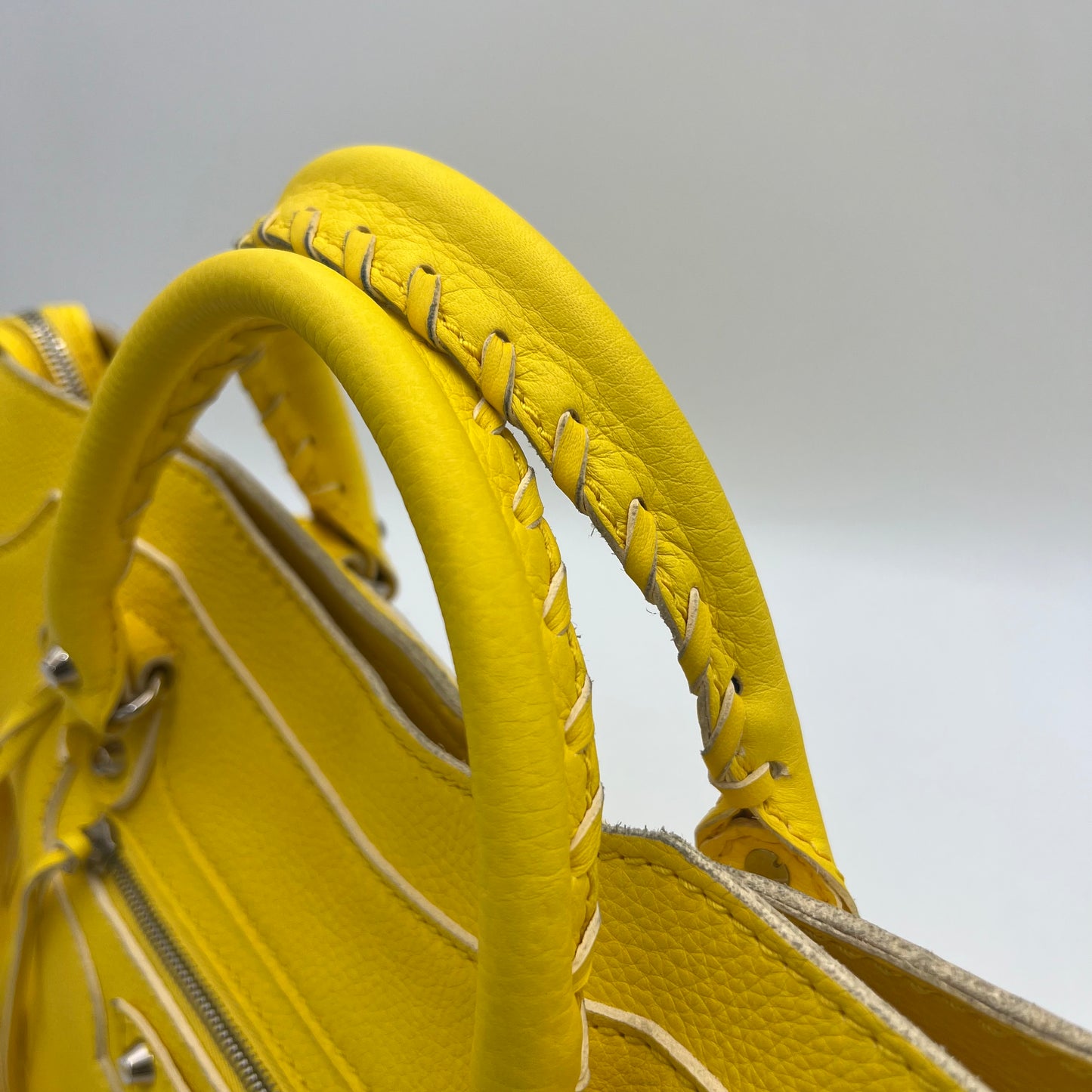 Balenciaga Yellow Leather Highlight City SHW